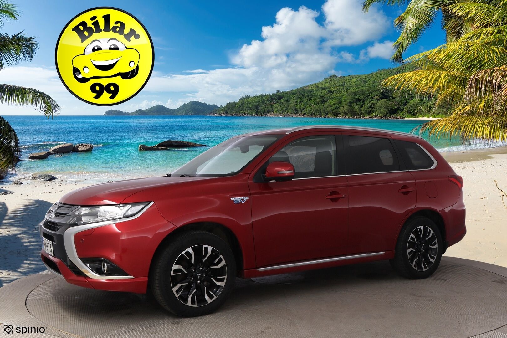 Mitsubishi Outlander PHEV 2018 Instyle Navi Business 4WD 5P * Suomiauto / Webasto / Adapt.Vakkari / Rockford / Nahkasisusta / Vetokoukku / 360-Kamera - Supervarusteet / 2x Hyvät renkaat / Upea yksilö!