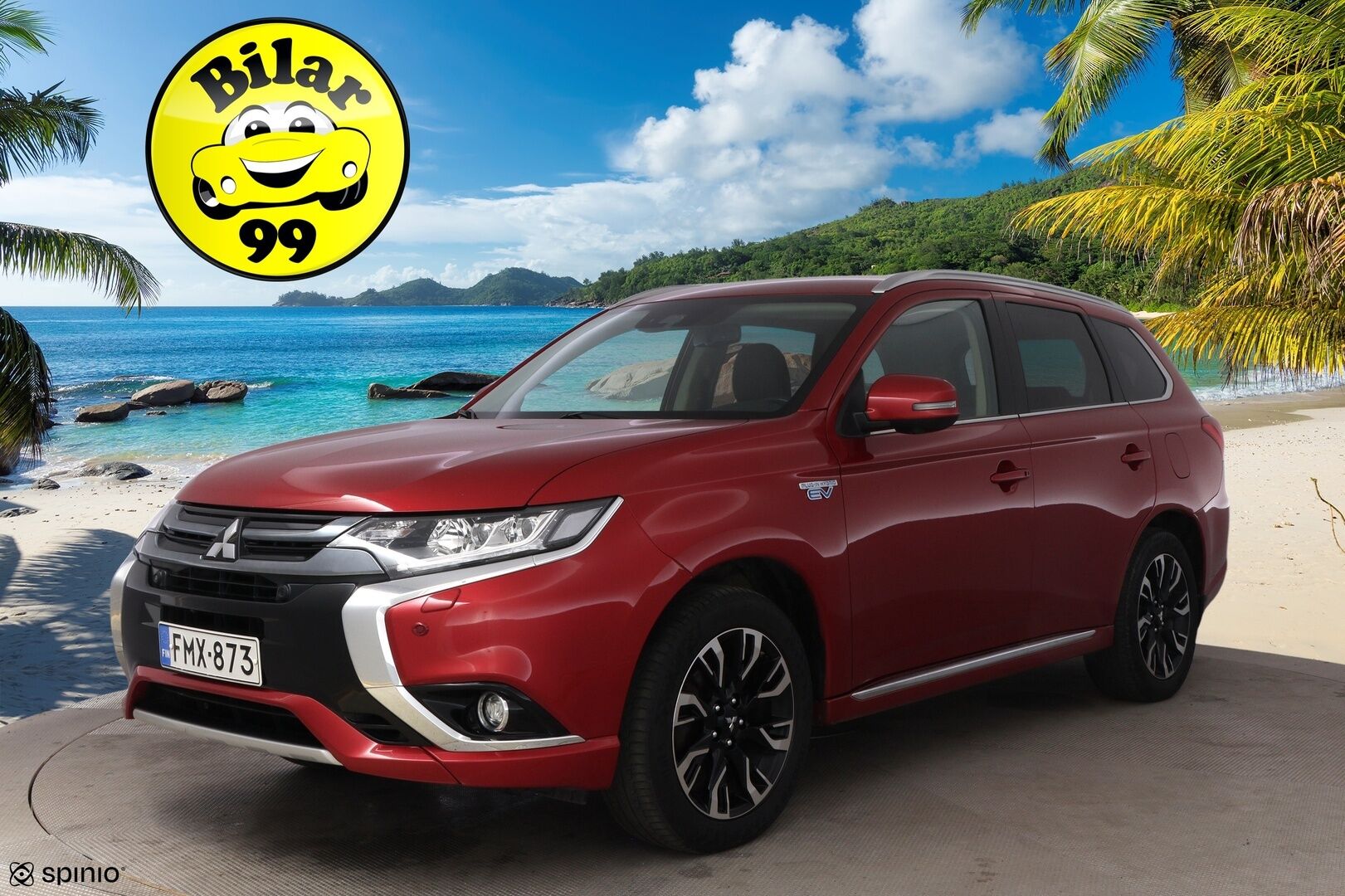 Mitsubishi Outlander PHEV 2018 Instyle Navi Business 4WD 5P * Suomiauto / Webasto / Adapt.Vakkari / Rockford / Nahkasisusta / Vetokoukku / 360-Kamera - Supervarusteet / 2x Hyvät renkaat / Upea yksilö!