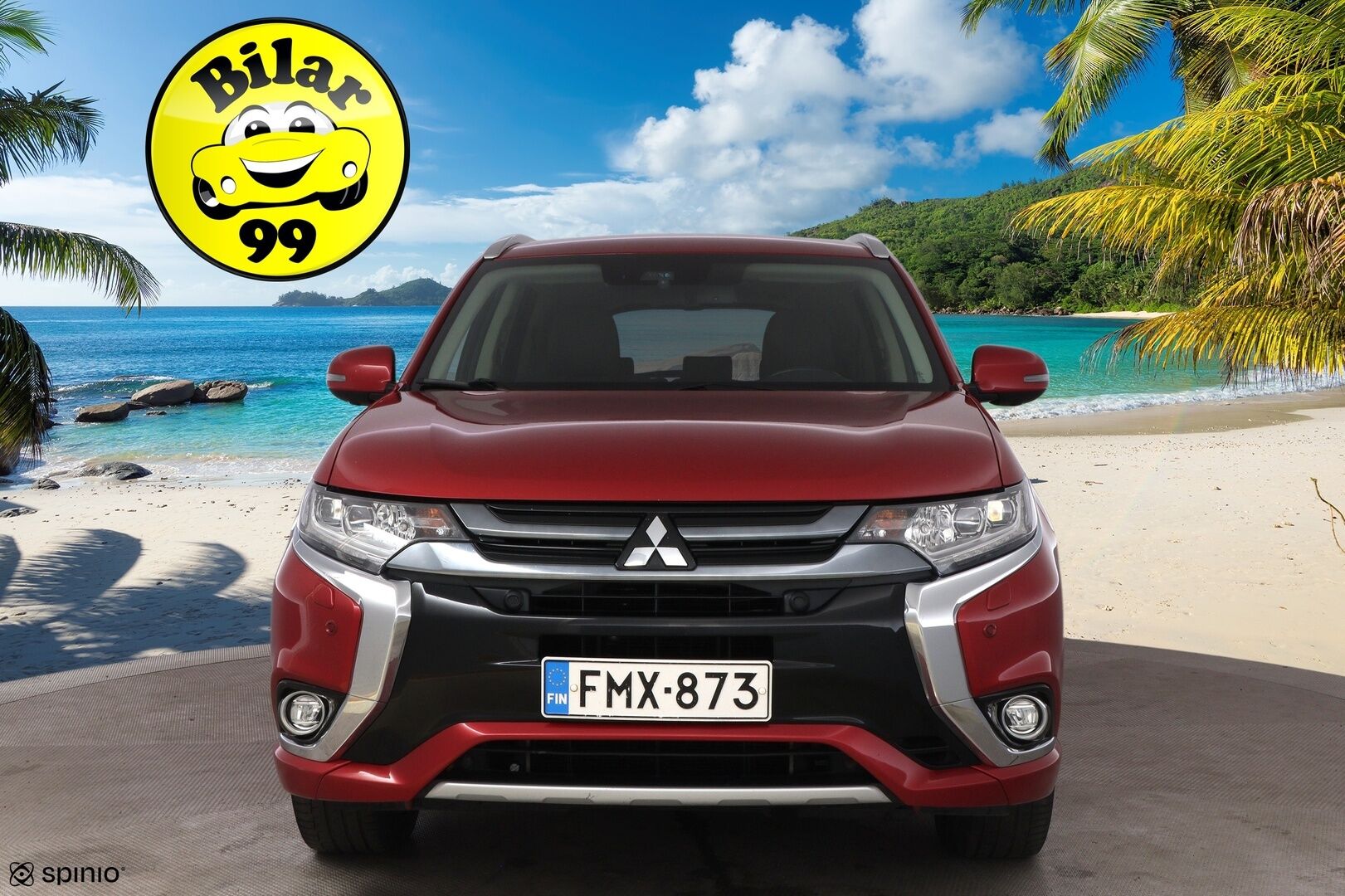 Mitsubishi Outlander PHEV 2018 Instyle Navi Business 4WD 5P * Suomiauto / Webasto / Adapt.Vakkari / Rockford / Nahkasisusta / Vetokoukku / 360-Kamera - Supervarusteet / 2x Hyvät renkaat / Upea yksilö!