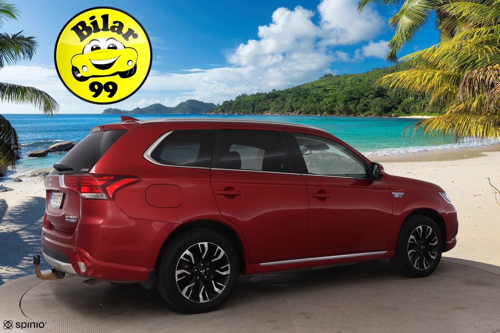 Mitsubishi Outlander PHEV 2018 Instyle Navi Business 4WD 5P * Suomiauto / Webasto / Adapt.Vakkari / Rockford / Nahkasisusta / Vetokoukku / 360-Kamera - Supervarusteet / 2x Hyvät renkaat / Upea yksilö!
