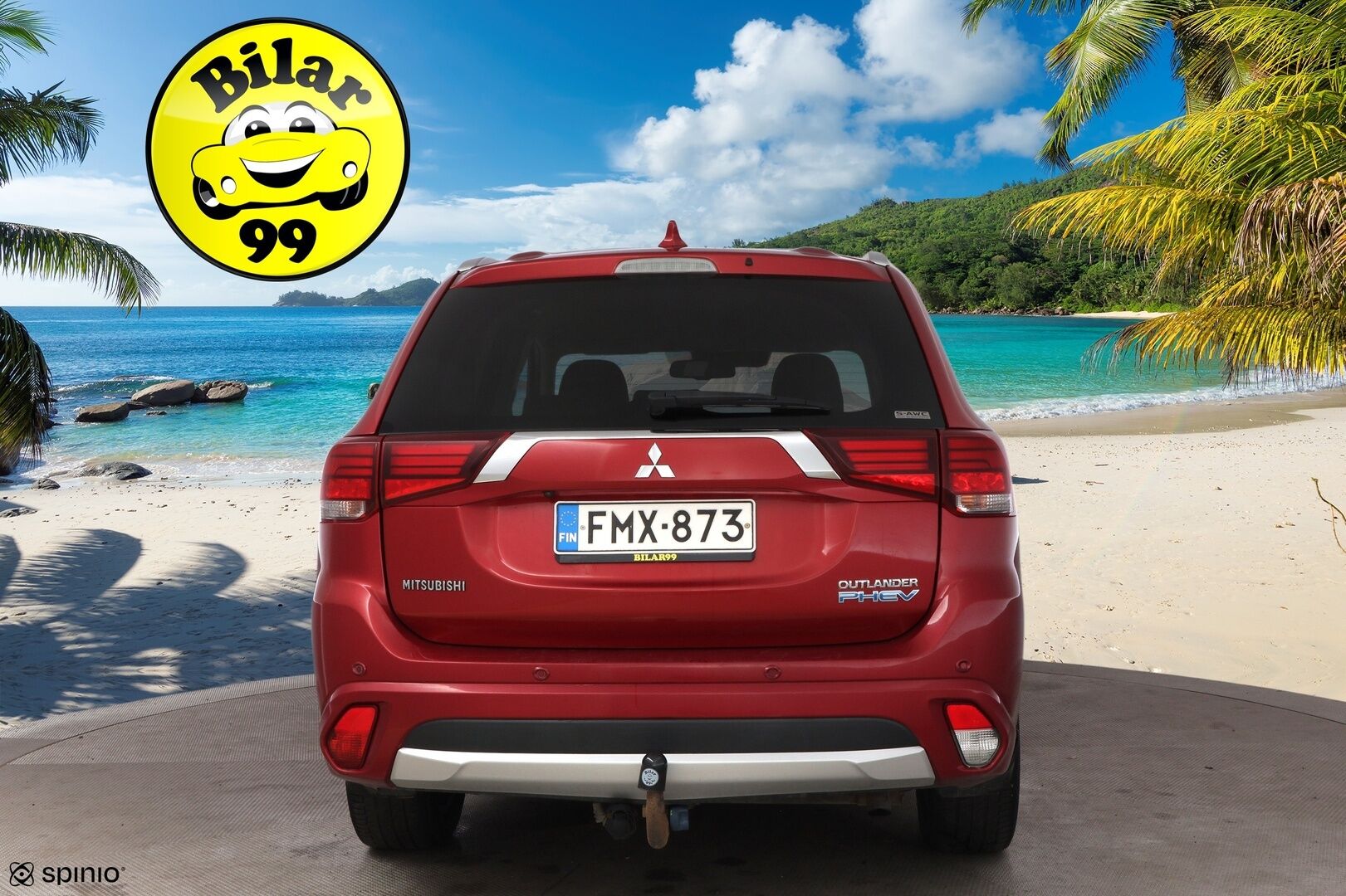 Mitsubishi Outlander PHEV 2018 Instyle Navi Business 4WD 5P * Suomiauto / Webasto / Adapt.Vakkari / Rockford / Nahkasisusta / Vetokoukku / 360-Kamera - Supervarusteet / 2x Hyvät renkaat / Upea yksilö!