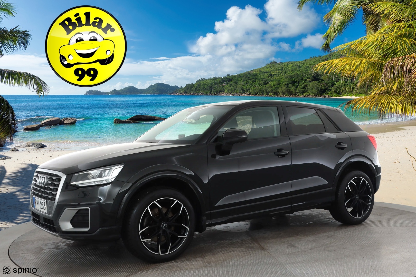 Audi Q2 2018 Business Sport 1,4 TFSI COD 110 kW S tronic * ACC / Webasto / LED / P.Tutka / Audi Smartphone / Keyless * - Kahdet renkaat aluvanteilla