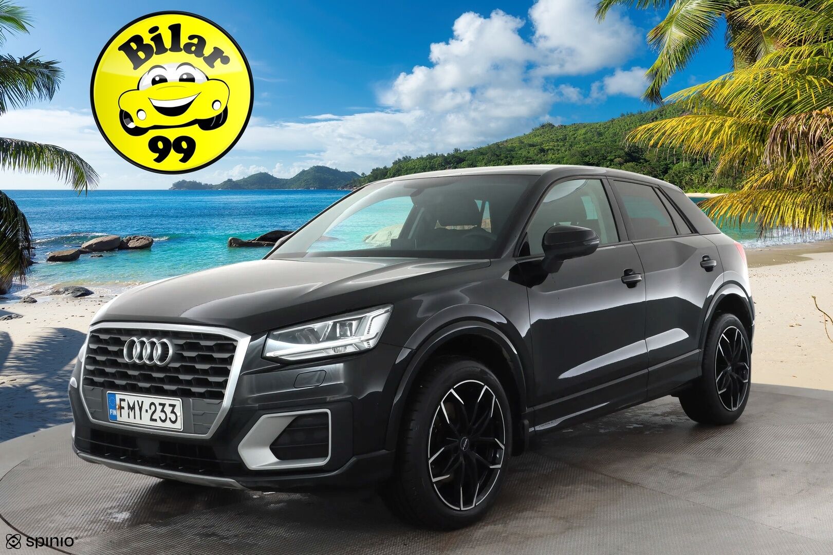 Audi Q2 2018 Business Sport 1,4 TFSI COD 110 kW S tronic * Webasto / Adapt.Vakkari / LED / Audi Smartphone / KeyLess / Peruutustutka - Kahdet renkaat aluvanteilla - HULLUT AVAJAISHULINAT KORKOTARJOUS 3,29 %