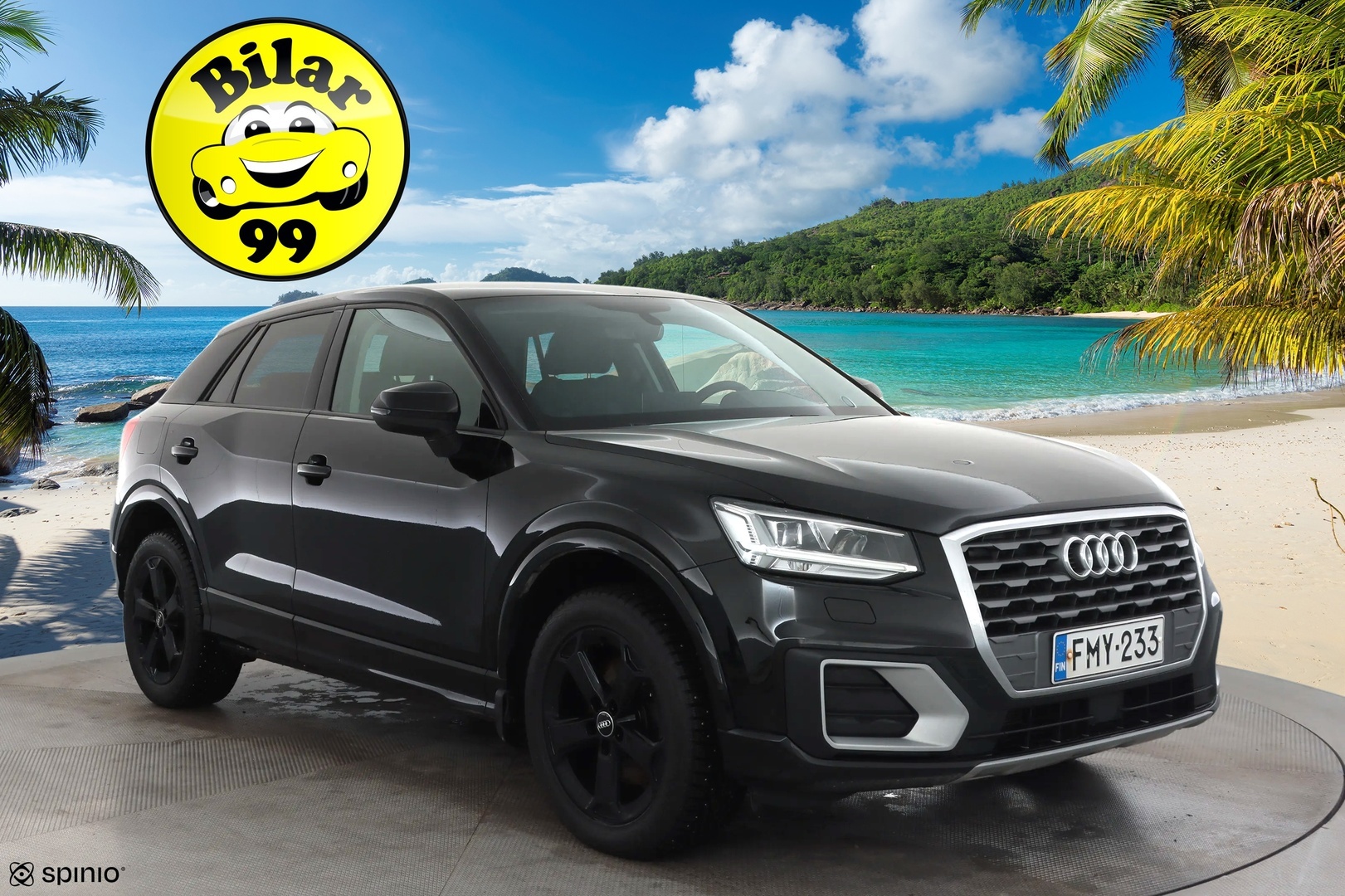 Audi Q2 2018 Business Sport 1,4 TFSI COD 110 kW S tronic * ACC / Webasto / LED / P.Tutka / Audi Smartphone / Keyless * - Kahdet renkaat aluvanteilla