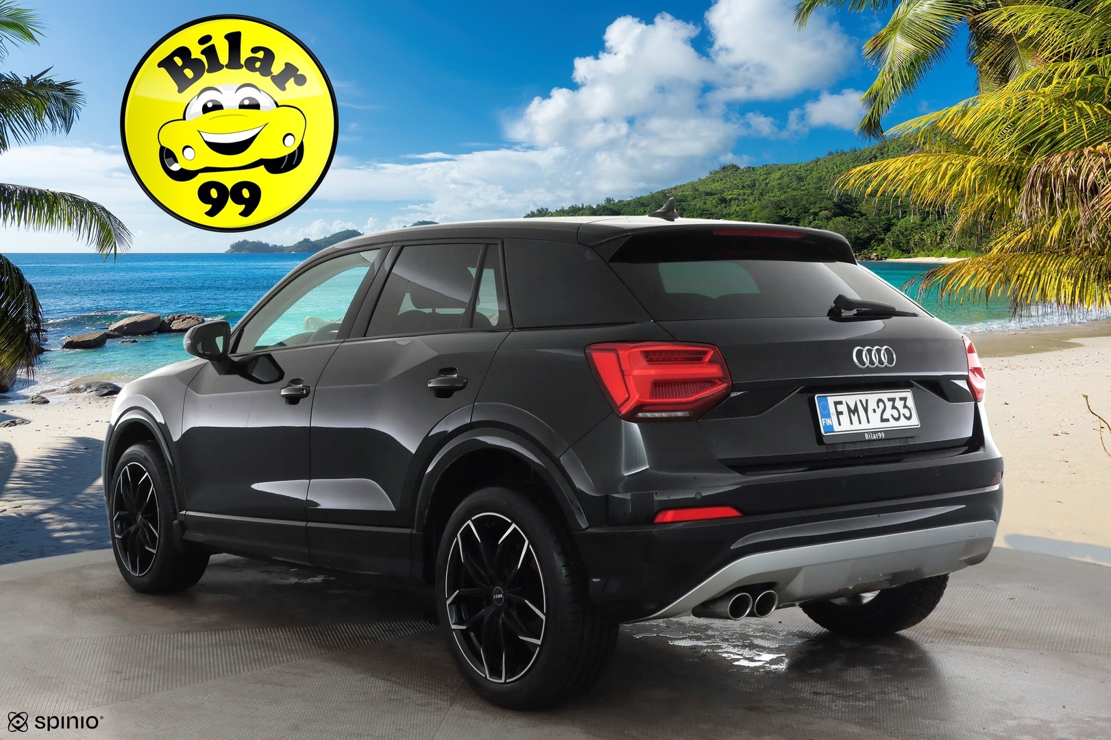 Audi Q2 2018 Business Sport 1,4 TFSI COD 110 kW S tronic * ACC / Webasto / LED / P.Tutka / Audi Smartphone / Keyless * - Kahdet renkaat aluvanteilla