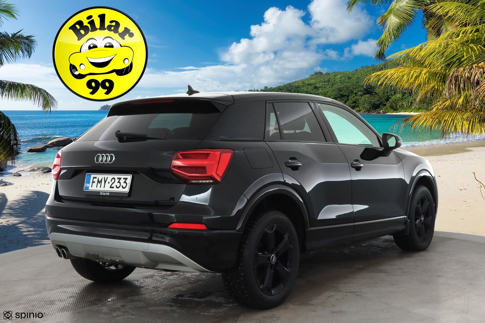 Audi Q2 2018 Business Sport 1,4 TFSI COD 110 kW S tronic * ACC / Webasto / LED / P.Tutka / Audi Smartphone / Keyless * - Kahdet renkaat aluvanteilla