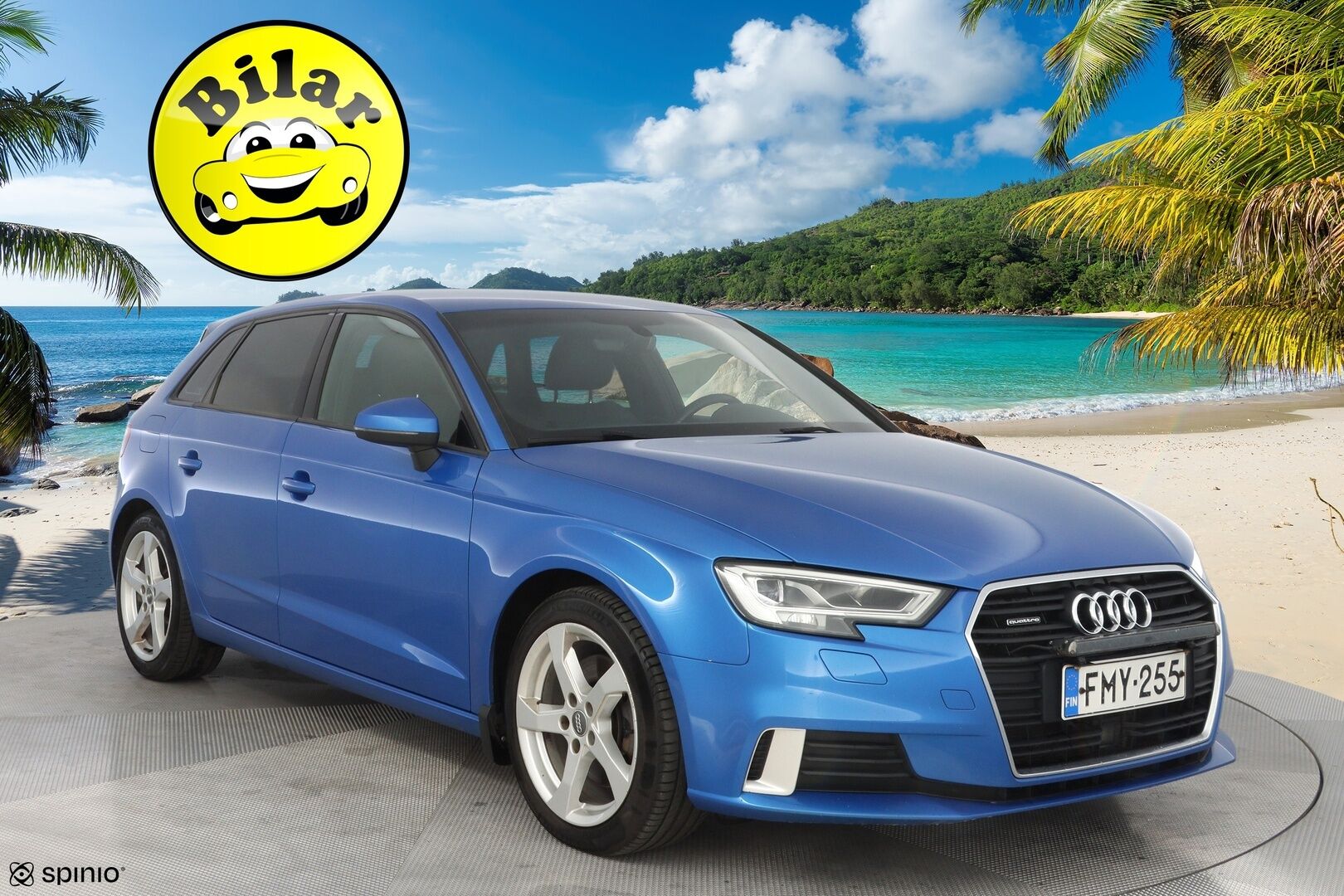 Audi A3 2018 Sportback Pro Business Sport Edition 2,0 TFSI 140 kW quattro S tronic - KATSO HINTA!! | ACC | P-tutkat | Sporttipenkit| Kahdet renkaat | Fiksut huollot