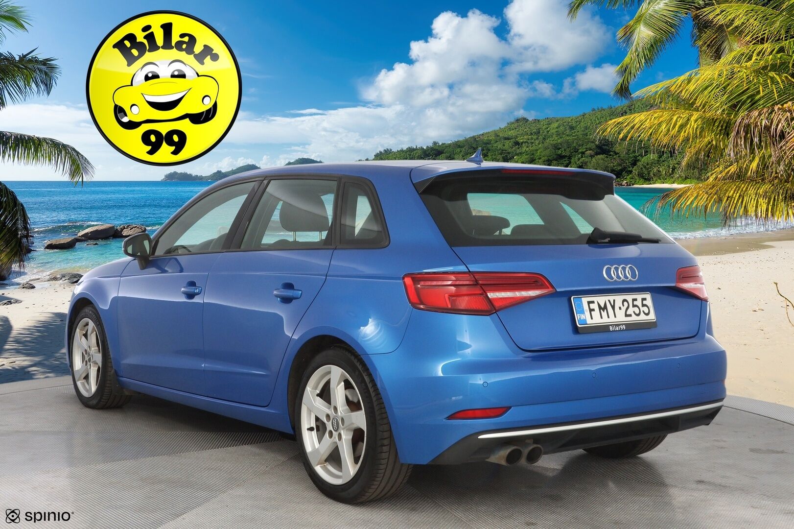 Audi A3 2018 Sportback Pro Business Sport Edition 2,0 TFSI 140 kW quattro S tronic / Adapt.vakkari / P-tutkat / Sport-penkit - 2 x renkaat / seuraava katsastus 01/27 / Hyvä huoltohistoria - HULLUT AVAJAISHULINAT KORKOTARJOUS 3,29 %