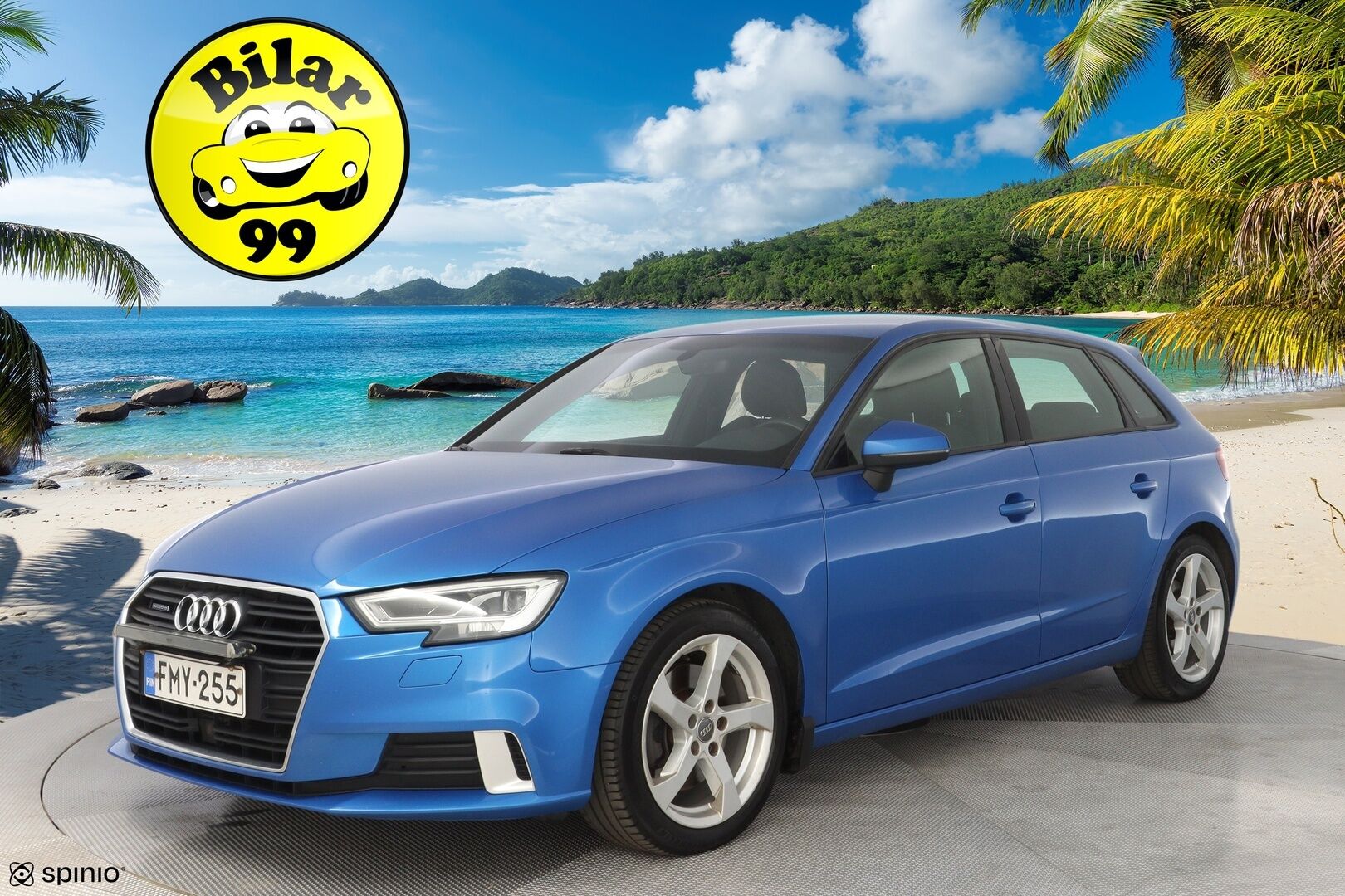 Audi A3 2018 Sportback Pro Business Sport Edition 2,0 TFSI 140 kW quattro S tronic / Adapt.vakkari / P-tutkat / Sport-penkit - 2 x renkaat / seuraava katsastus 01/27 / Hyvä huoltohistoria - HULLUT AVAJAISHULINAT KORKOTARJOUS 3,29 %