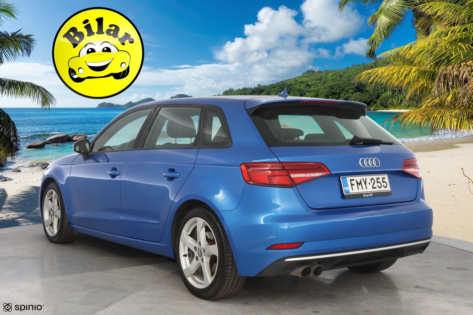 Audi A3 2018 Sportback Pro Business Sport Edition 2,0 TFSI 140 kW quattro S tronic - ACC | P-tutkat | Sporttipenkit| Kahdet renkaat | Fiksut huollot
