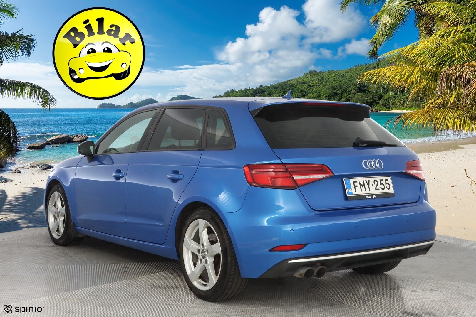 Audi A3 2018 Sportback Pro Business Sport Edition 2,0 TFSI 140 kW quattro S tronic - KATSO HINTA!! | ACC | P-tutkat | Sporttipenkit| Kahdet renkaat | Fiksut huollot