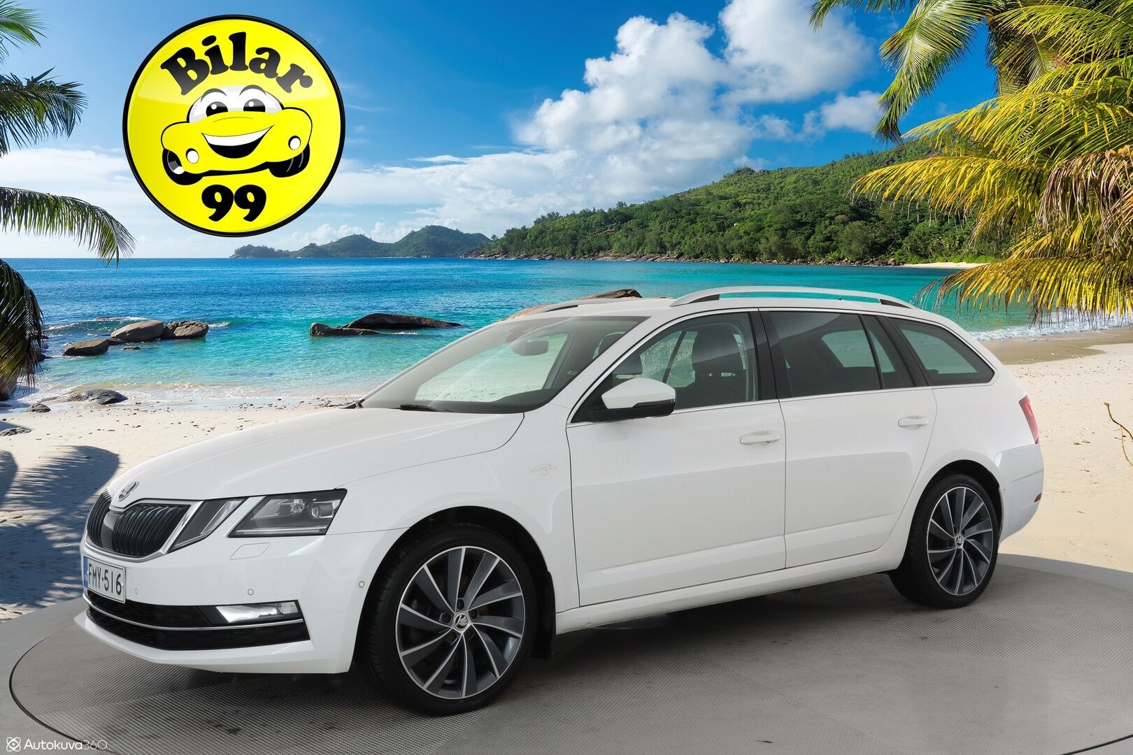 Skoda Octavia 2018 Combi 1,8 TSI L&K DSG. ** Webasto / Koukku / Adapt.Vakkari / Muistipenkki / P.Kamera / LED-valot / Canton / Navi ** - Suomi-auto / Kahdet Renkaat