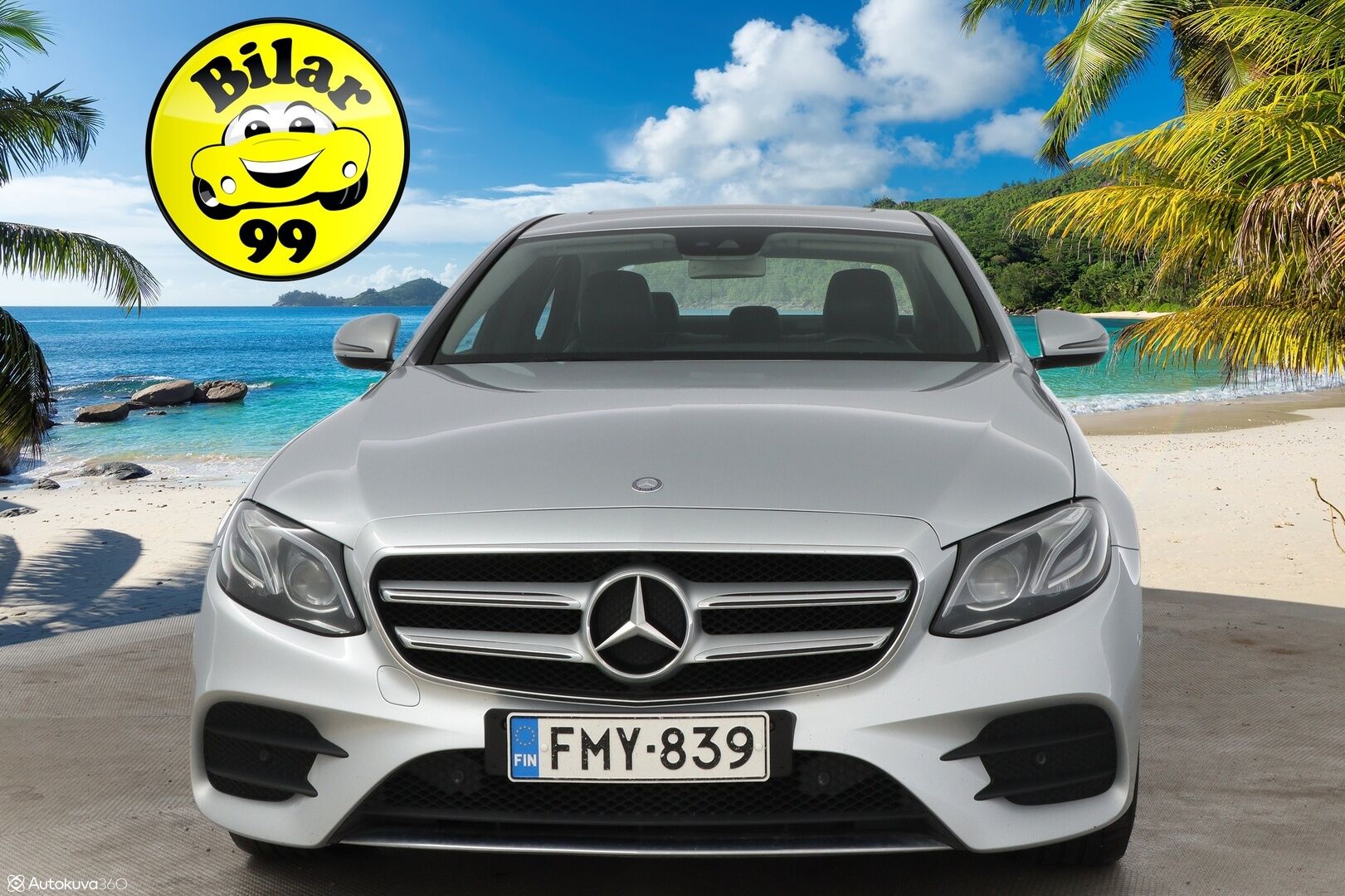Mercedes-Benz E 2017 220 d A AMG - Widescreen / Peruutuskamera / Multibeam LED / Kattoluukku / Puolinahkasisusta / Navi / Apple&Android / Kahdet hyvät renkaat aluvantein!