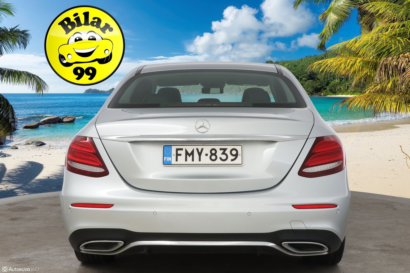 Mercedes-Benz E 2017 220 d A AMG - Widescreen / Peruutuskamera / Multibeam LED / Kattoluukku / Puolinahkasisusta / Navi / Apple&Android / Kahdet hyvät renkaat aluvantein!