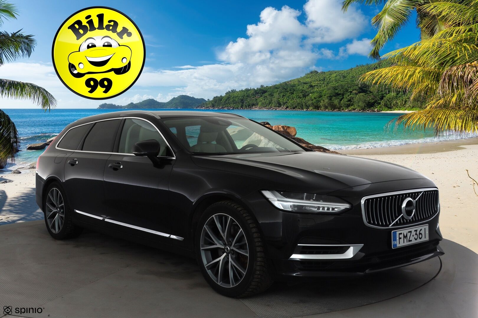 Volvo V90 2018 T8 AWD Business Inscription aut * Polestar /  Pilot Assist / Webasto / Muistipenkki / Full LED / P.Kamera / Sporttinahat * - Kahdet Renkaat / 2x Lataus / Suomi-auto - HULLUT AVAJAISHULINAT KORKOTARJOUS 3,29 %