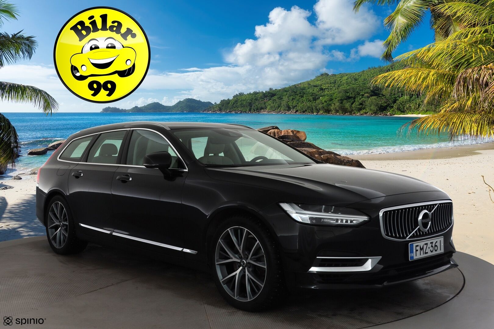 Volvo V90 2019 T8 AWD Business Inscription aut * Pilot Assist / Webasto / Muistipenkki / LED / P.Kamera / Sporttinahat * - Kahdet Renkaat / 2x Lataus / Suomi-auto