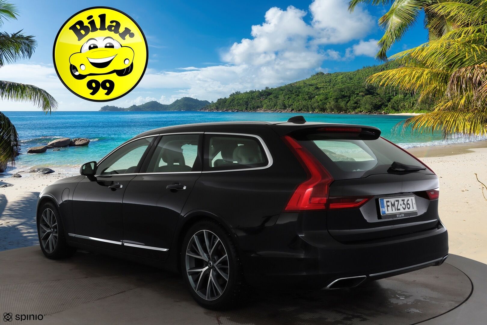 Volvo V90 2019 T8 AWD Business Inscription aut * Pilot Assist / Webasto / Muistipenkki / LED / P.Kamera / Sporttinahat * - Kahdet Renkaat / 2x Lataus / Suomi-auto