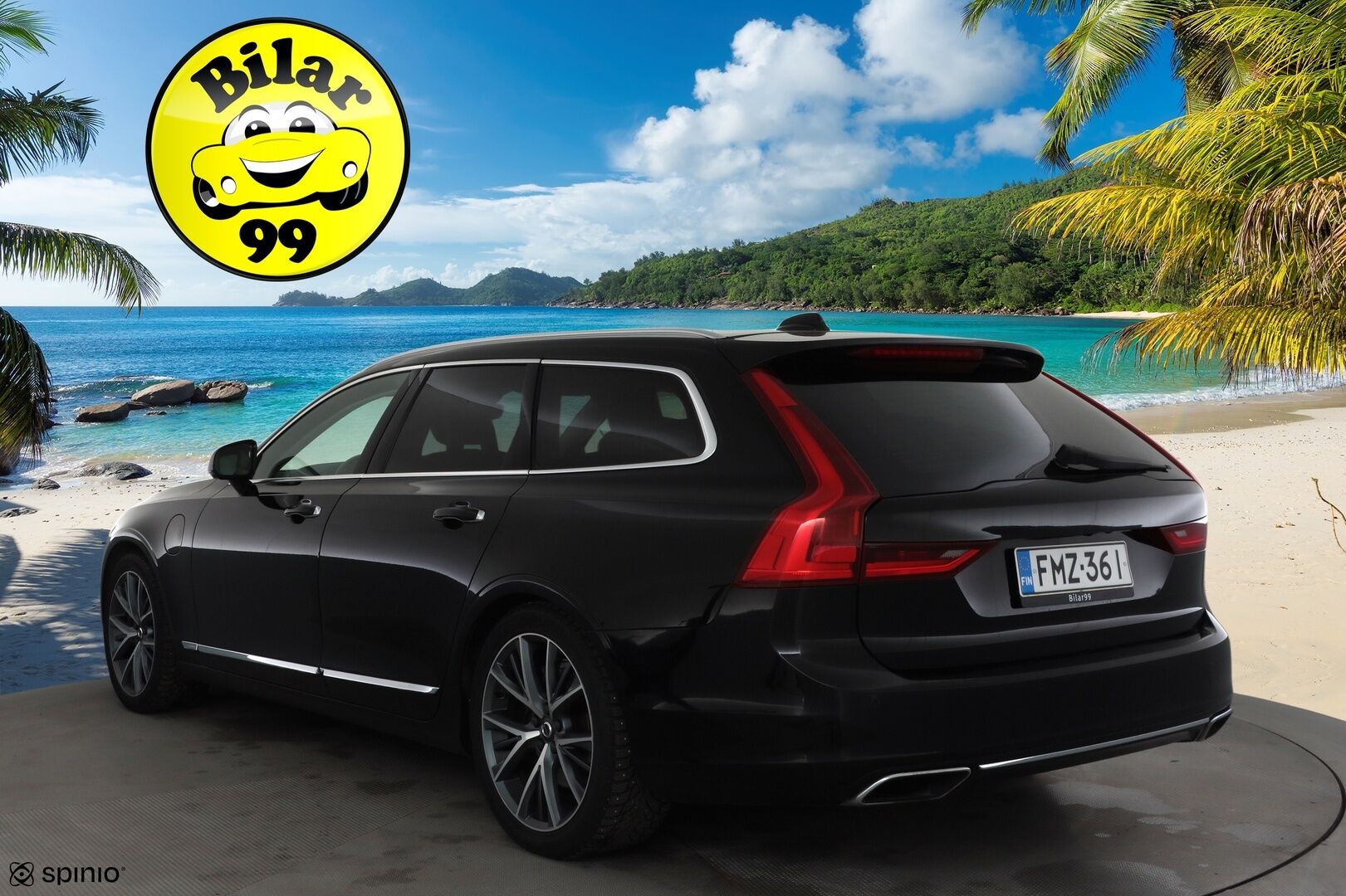 Volvo V90 2018 T8 AWD Business Inscription aut * Polestar /  Pilot Assist / Webasto / Muistipenkki / Full LED / P.Kamera / Sporttinahat * - Kahdet Renkaat / 2x Lataus / Suomi-auto - HULLUT AVAJAISHULINAT KORKOTARJOUS 3,29 %