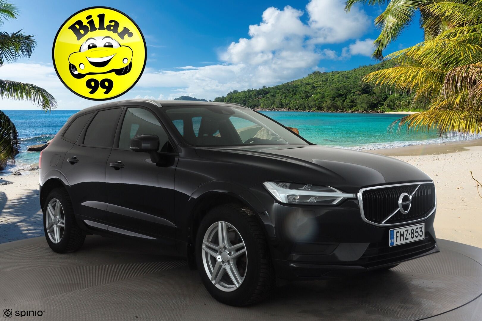 Volvo XC60 2018 D4 AWD Business aut * ACC / Webasto / P.kamera / LED / Navi / Koukku / Sähköluukku / KeylessGo / Nahat * - Suomi-auto / Kahdet renkaat aluvanteilla