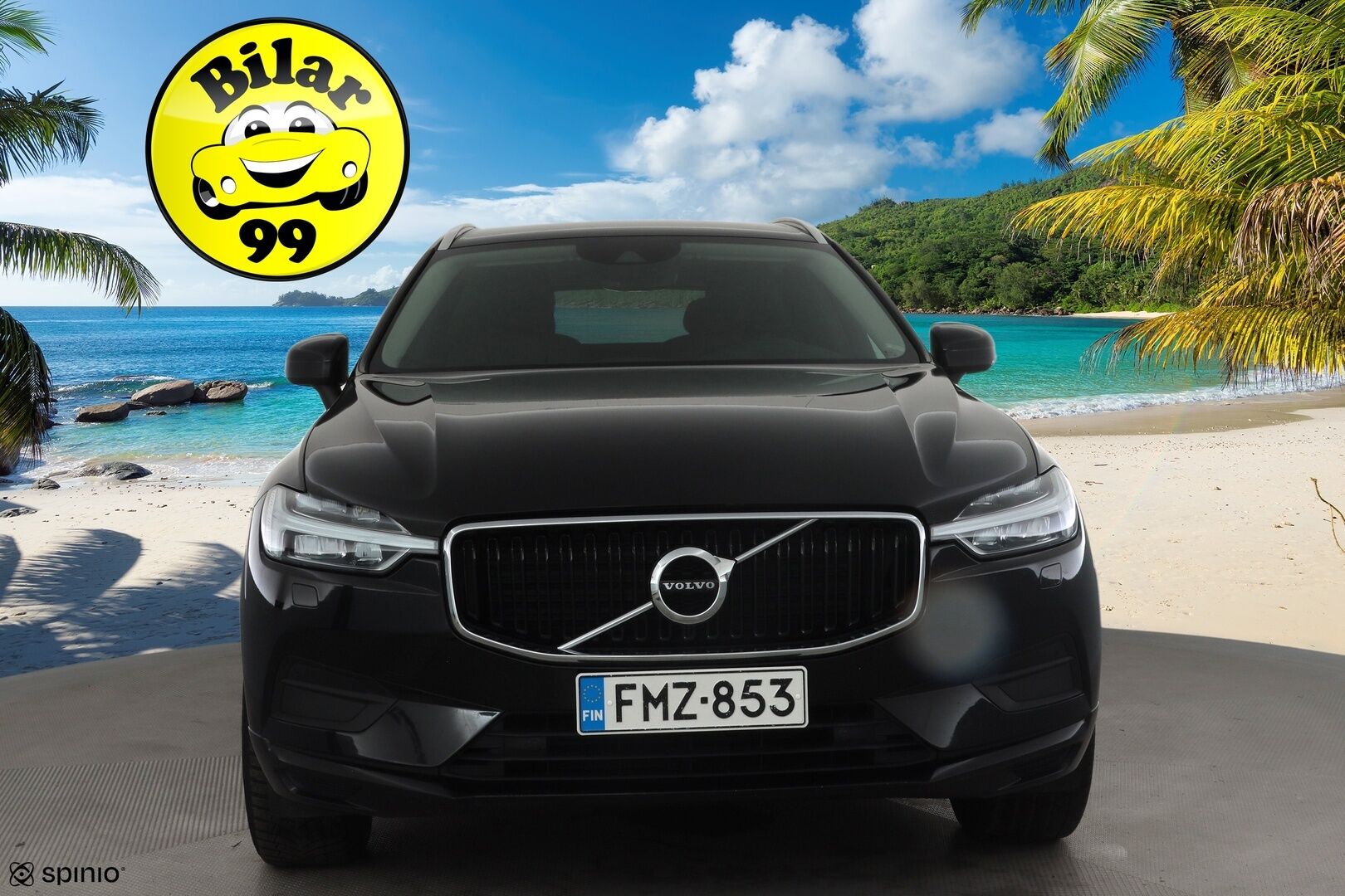Volvo XC60 2018 D4 AWD Business aut * ACC / Webasto / P.kamera / LED / Navi / Koukku / Sähköluukku / KeylessGo / Nahat * - Suomi-auto / Kahdet renkaat aluvanteilla