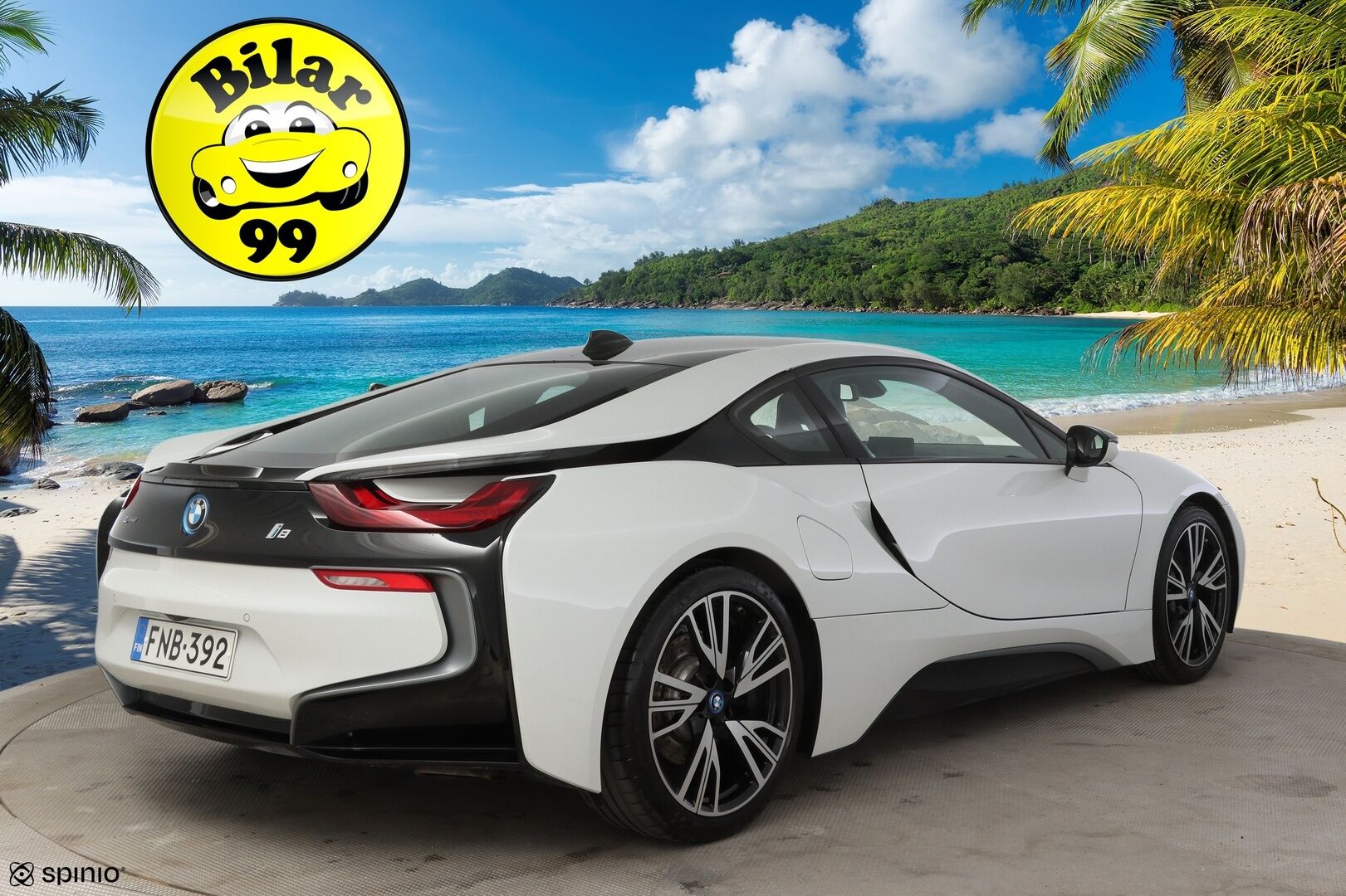 BMW i8 2018 Business Exclusive * Facelift / Laser-Ajovalot / Harman&Kardon / HUD / 360-Kamera * - 2,99 % KORKOTARJOUS TÄHÄN AUTOON - * Suomeen uutena myyty todella hyvin pidetty ja vähän ajettu yksilö! *