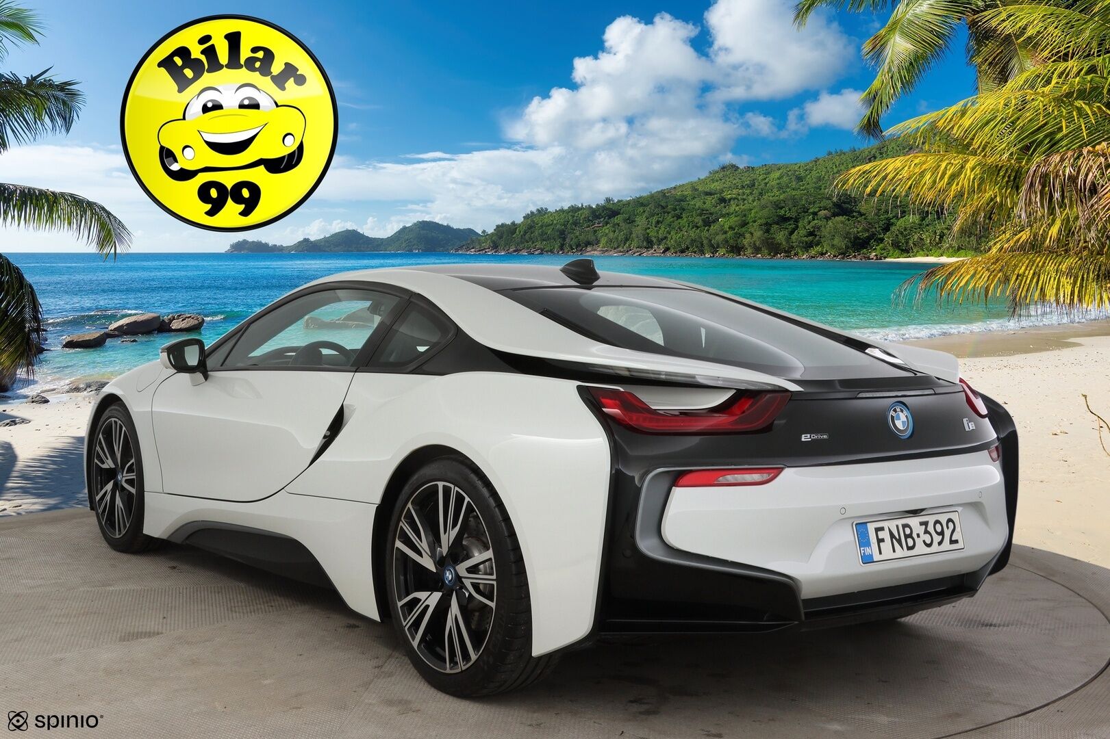 BMW i8 2018 Business Exclusive * Facelift / Laser-Ajovalot / Harman&Kardon / HUD / 360-Kamera * - 2,99 % KORKOTARJOUS TÄHÄN AUTOON - * Suomeen uutena myyty todella hyvin pidetty ja vähän ajettu yksilö! *