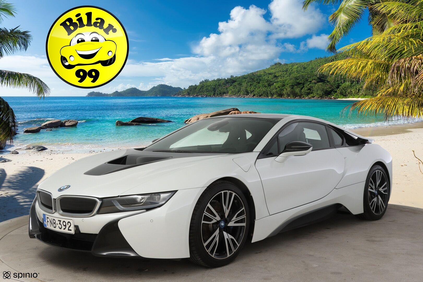 BMW i8 2018 Business Exclusive * Facelift / Laser-Ajovalot / Harman&Kardon / HUD / 360-Kamera * - 2,99 % KORKOTARJOUS TÄHÄN AUTOON - * Suomeen uutena myyty todella hyvin pidetty ja vähän ajettu yksilö! *