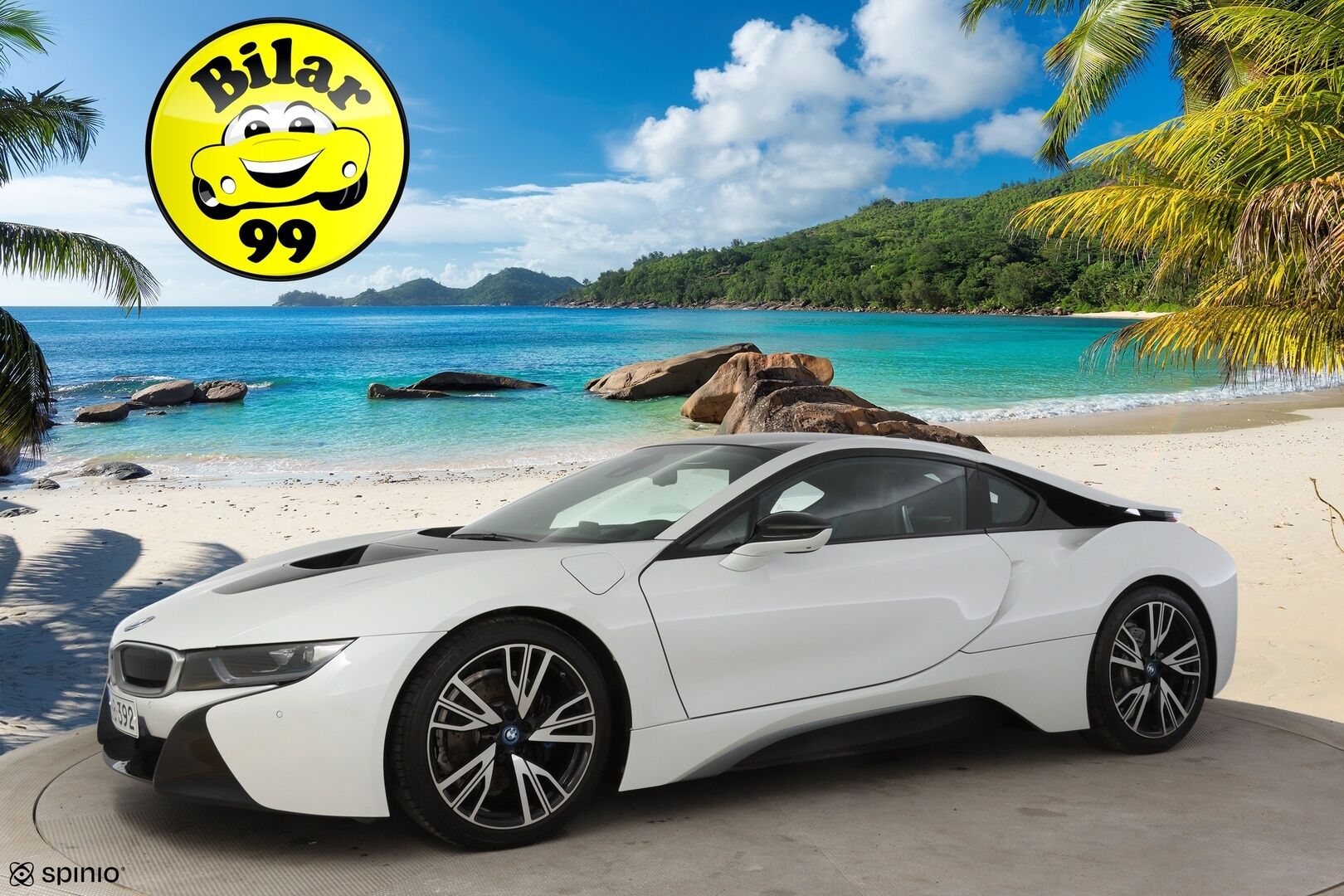 BMW i8 2018 Business Exclusive * Facelift / Laser-Ajovalot / Harman&Kardon / HUD / 360-Kamera * - 2,99 % KORKOTARJOUS TÄHÄN AUTOON - * Suomeen uutena myyty todella hyvin pidetty ja vähän ajettu yksilö! *