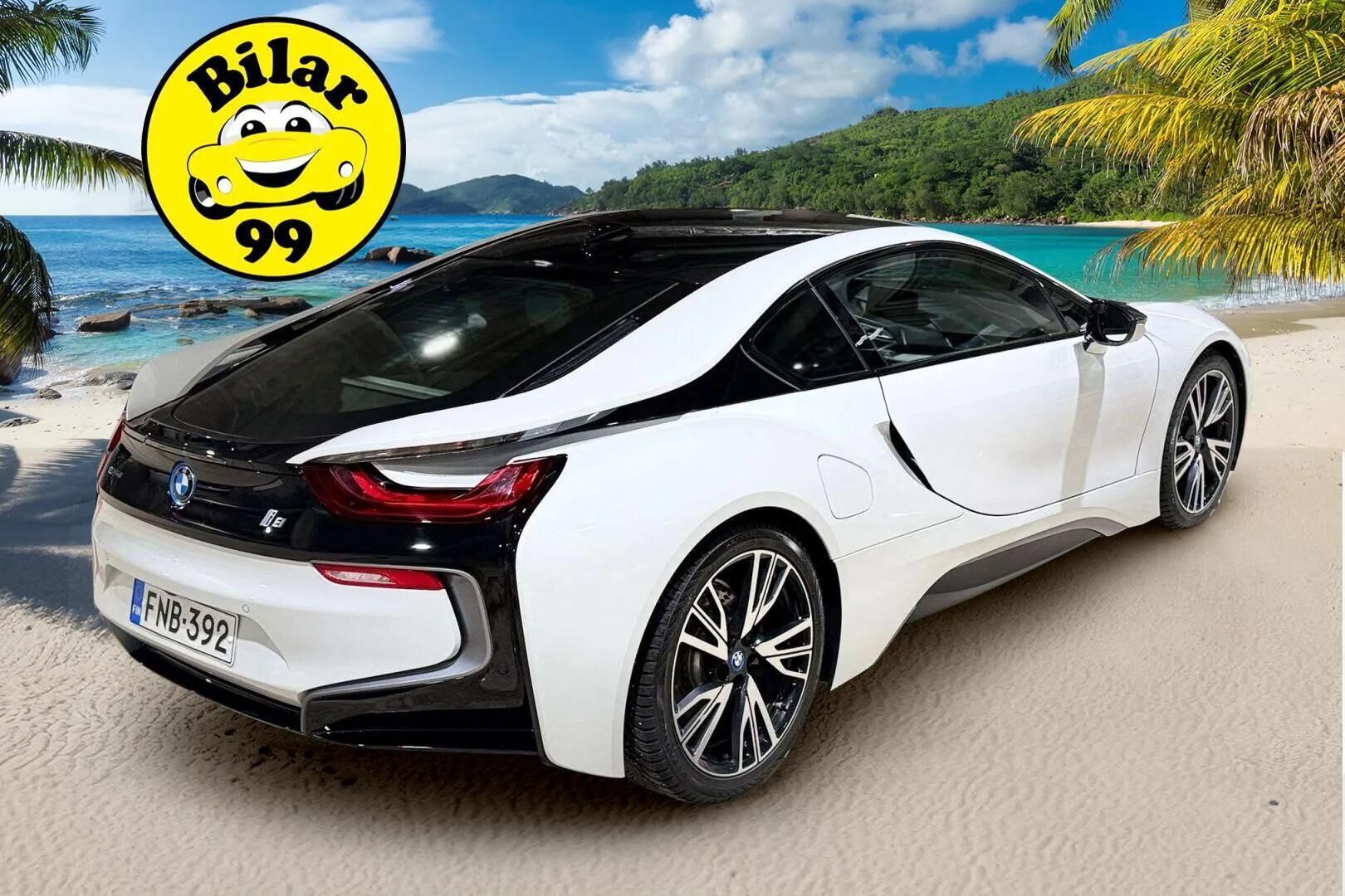 BMW i8 2018 Business Exclusive * Facelift / Laser-ajovalot / Harman/kardon / HUD / Nahkapenkit / Navi * - 2,99 % KORKOTARJOUS TÄHÄN AUTOON - * Tulossa myyntiin / Suomi-auto *