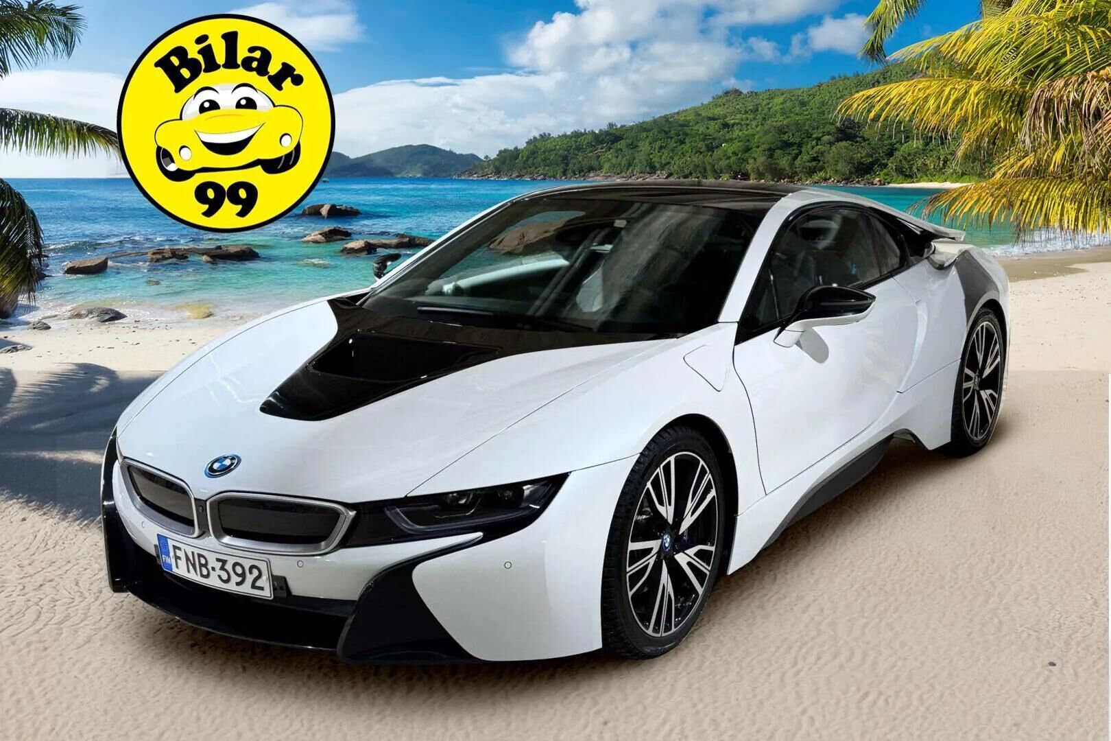 BMW i8 2018 Business Exclusive * Facelift / Laser-ajovalot / Harman/kardon / HUD / Nahkapenkit / Navi * - 2,99 % KORKOTARJOUS TÄHÄN AUTOON - * Tulossa myyntiin / Suomi-auto *