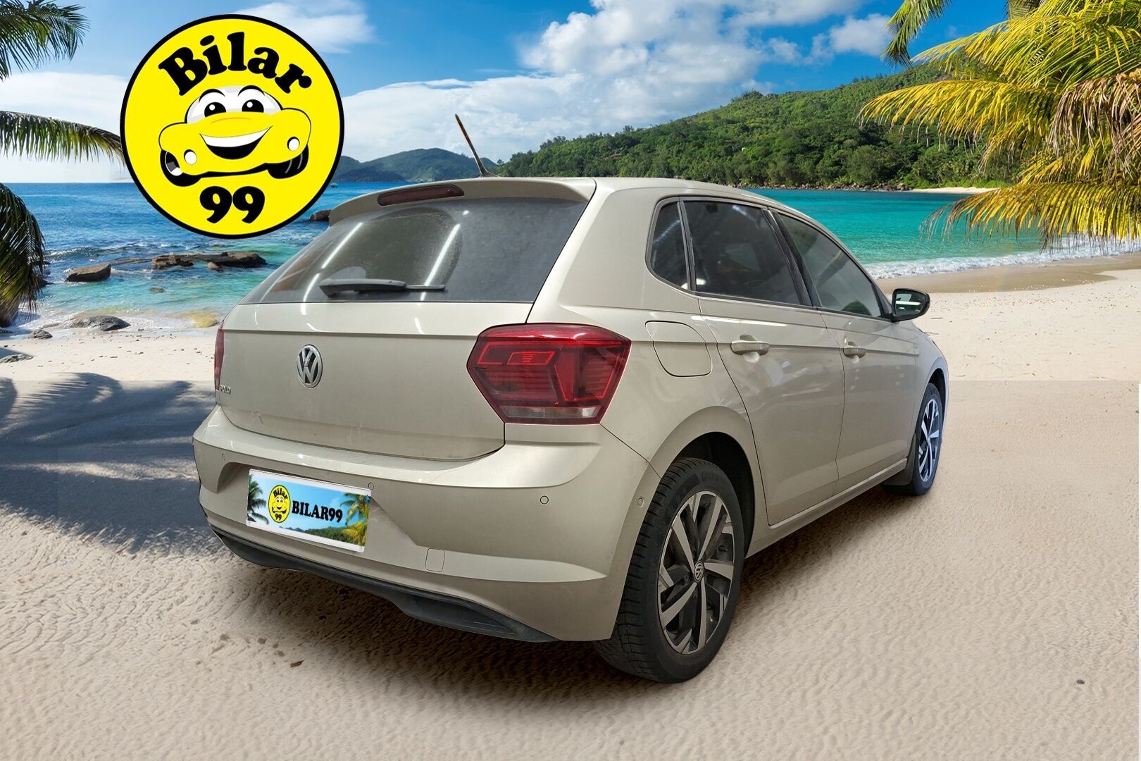 Volkswagen Polo 2018 Highline 1,0 TSI 70 kW (95 hv) DSG-automaatti / ACC / P.kamera / Navi / KeyLessGo / Tutkat / BLIS / Bluetooth - Suomi-auto / 2-omisteinen / Lohkolämmitin + sisäpuhallin - HULLUT AVAJAISHULINAT KORKOTARJOUS 3,29 %