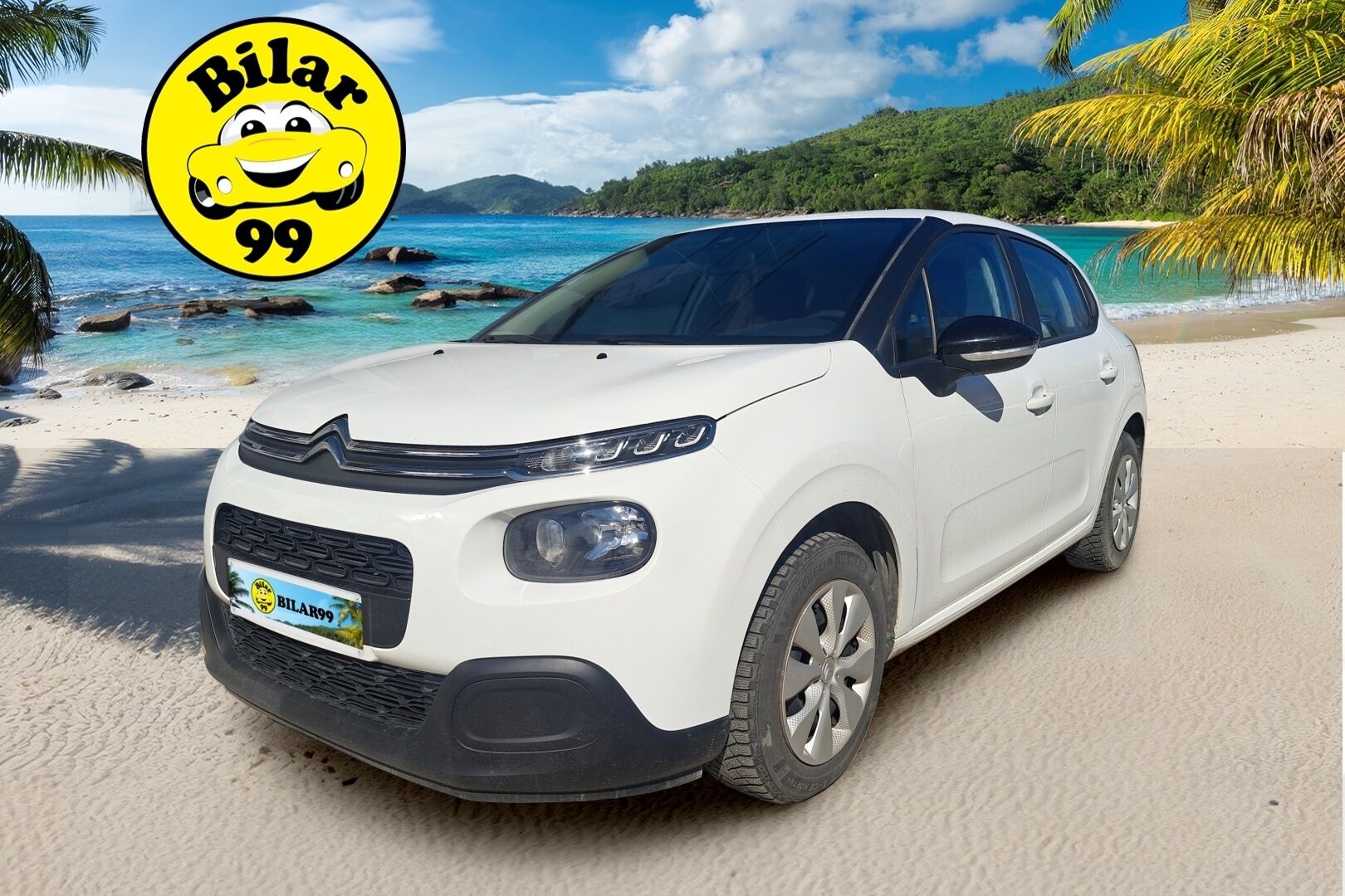 Citroen C3 2018 PureTech 82 Feel * Vakionopeudensäädin / Lane Assist / Bluetooth / LED * - 1-om. Suomi-auto / Kahdet Michelinin renkaat! / Jakohihna vaihdettu 47tkm kohdalla! - HULLUT AVAJAISHULINAT KORKOTARJOUS 3,29 %