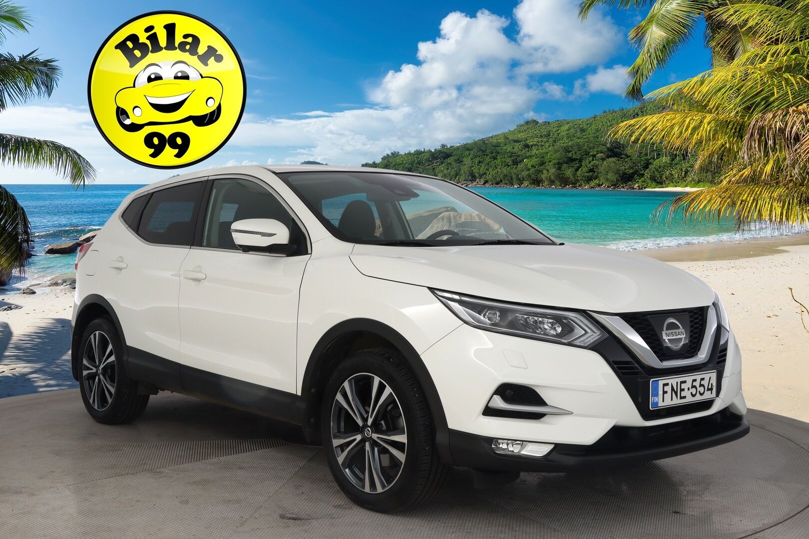 Nissan Qashqai 2018 DIG-T 115 N-Connecta 2WD Xtronic LED PFEB *Myydään Huutokaupat.com* - *Lohko / Navi / Keyless / Koukku / Autom. Ilmastointi / 2x Renkaat ja vanteet*