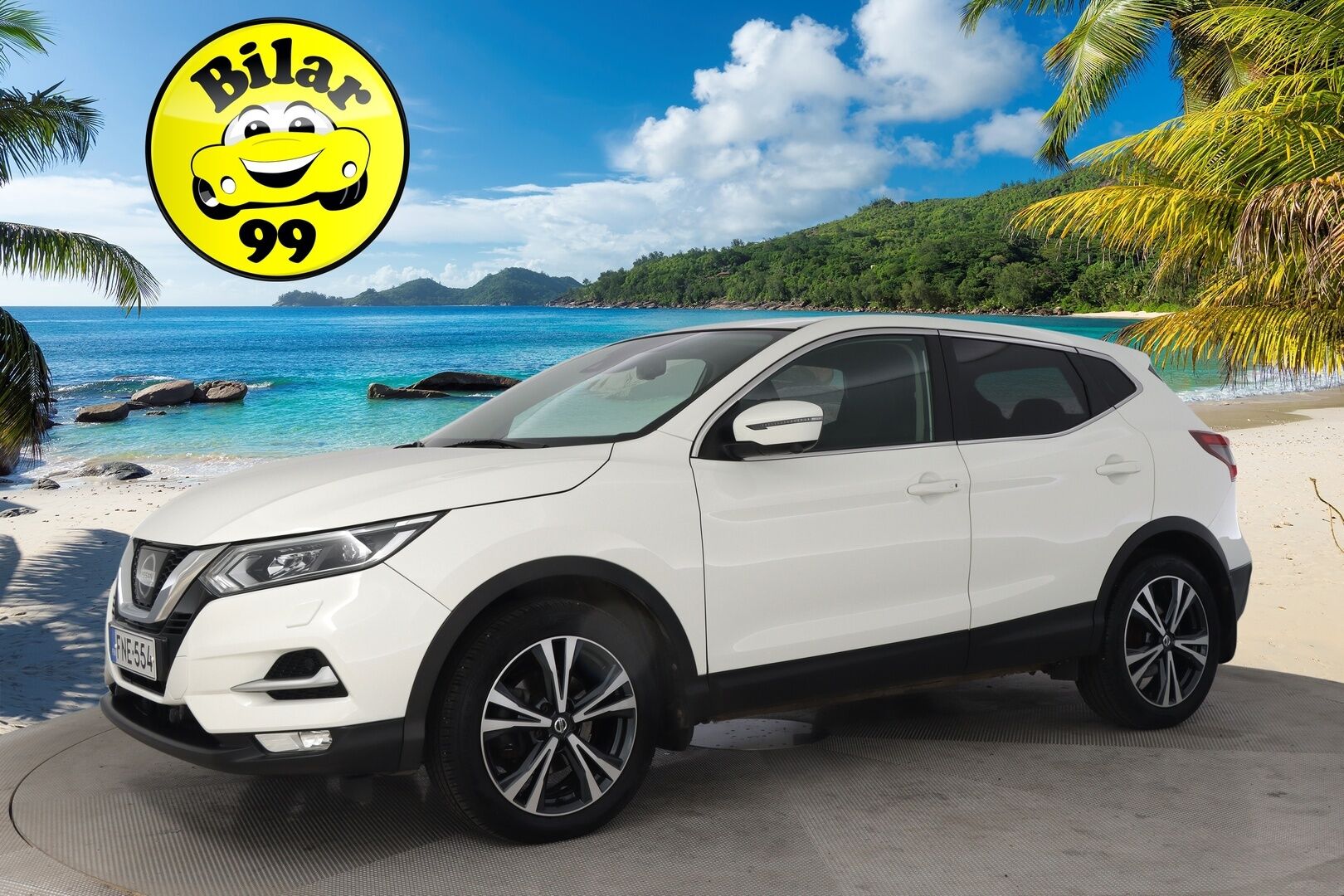 Nissan Qashqai 2018 DIG-T 115 N-Connecta 2WD Xtronic LED PFEB *Myydään Huutokaupat.com* - *Lohko / Navi / Keyless / Koukku / Autom. Ilmastointi / 2x Renkaat ja vanteet*