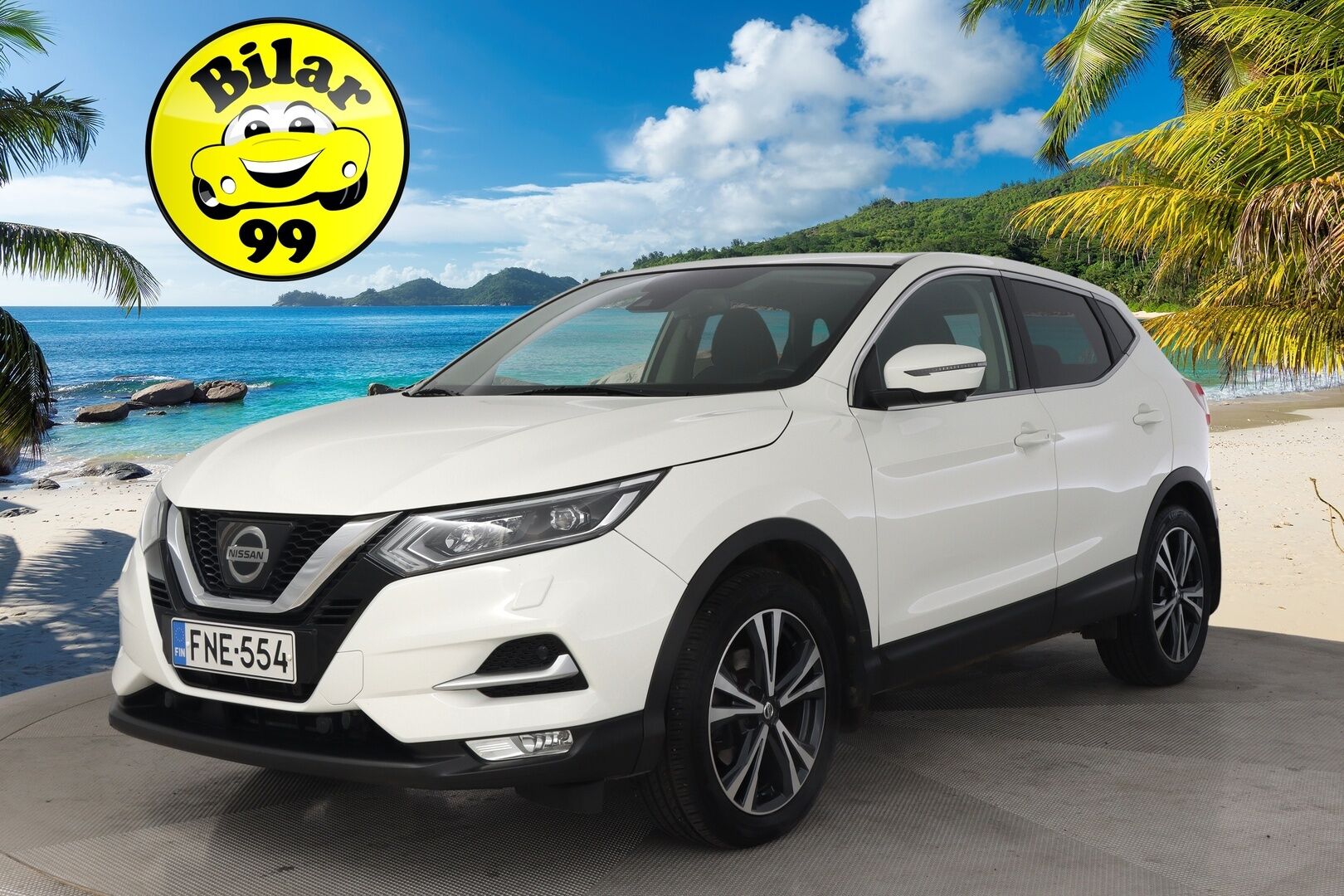 Nissan Qashqai 2018 DIG-T 115 N-Connecta 2WD Xtronic LED PFEB *Myydään Huutokaupat.com* - *Lohko / Navi / Keyless / Koukku / Autom. Ilmastointi / 2x Renkaat ja vanteet*