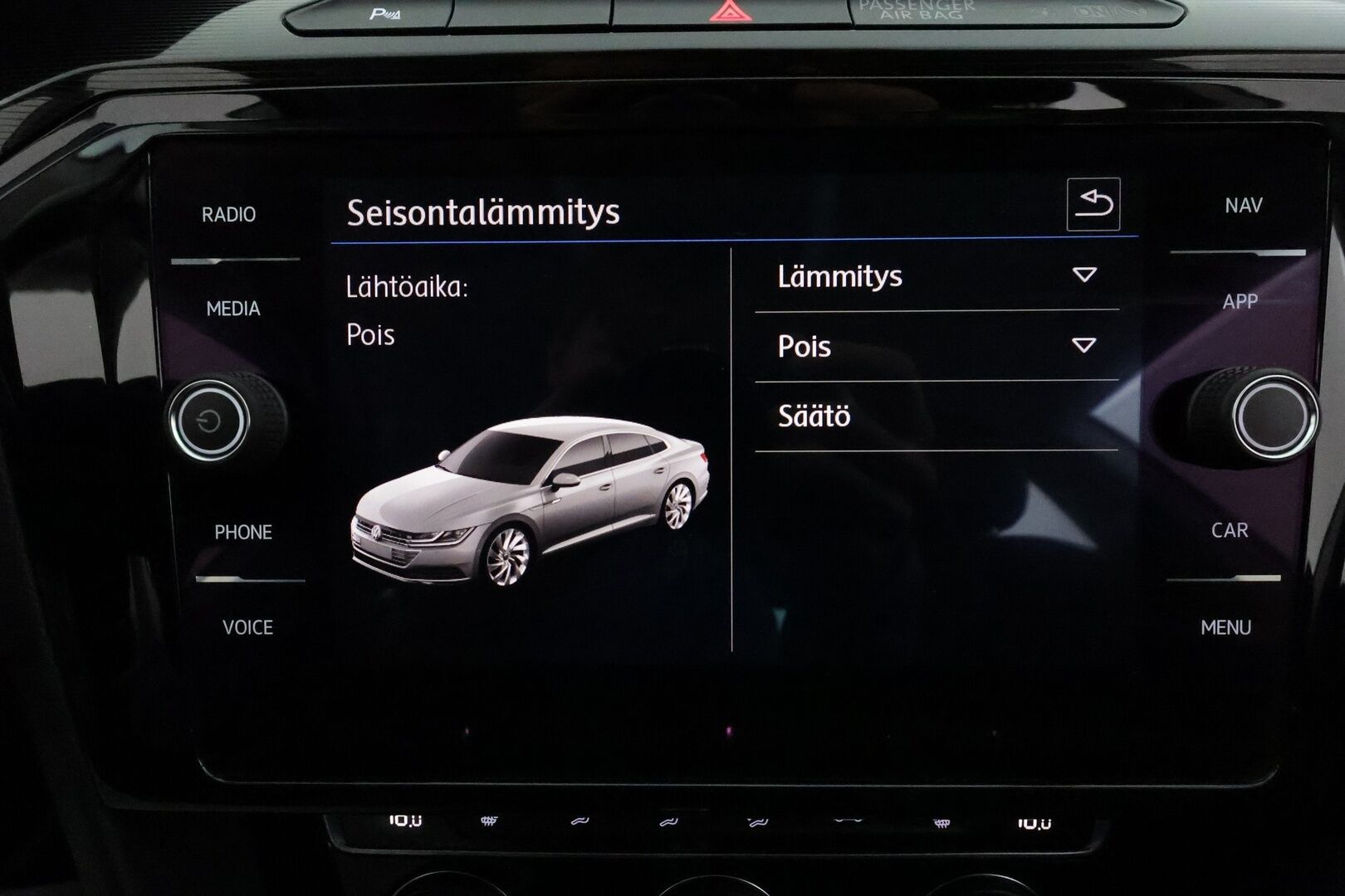 Volkswagen Arteon 2018 Elegance 1,5 TSI EVO 110 kW DSG **Webasto / Koukku / Adapt.Vakkari / Adapt.LED / P.Tutkat / Navi / Kaistavahti** - Suomi-auto / Kahdet Renkaat
