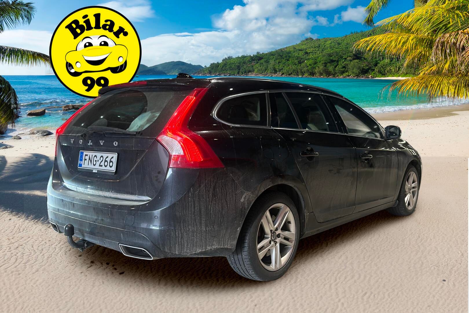 Volvo V60 2018 D5 AWD Twin Engine Bus Classic Summum aut / Adapt. vak. / Muistipenkki / Suomi-Auto / BLIS / Nahat - Webasto / Vetokoukku / Keyless / P-tutkat / Ratinlämmitys / Navi