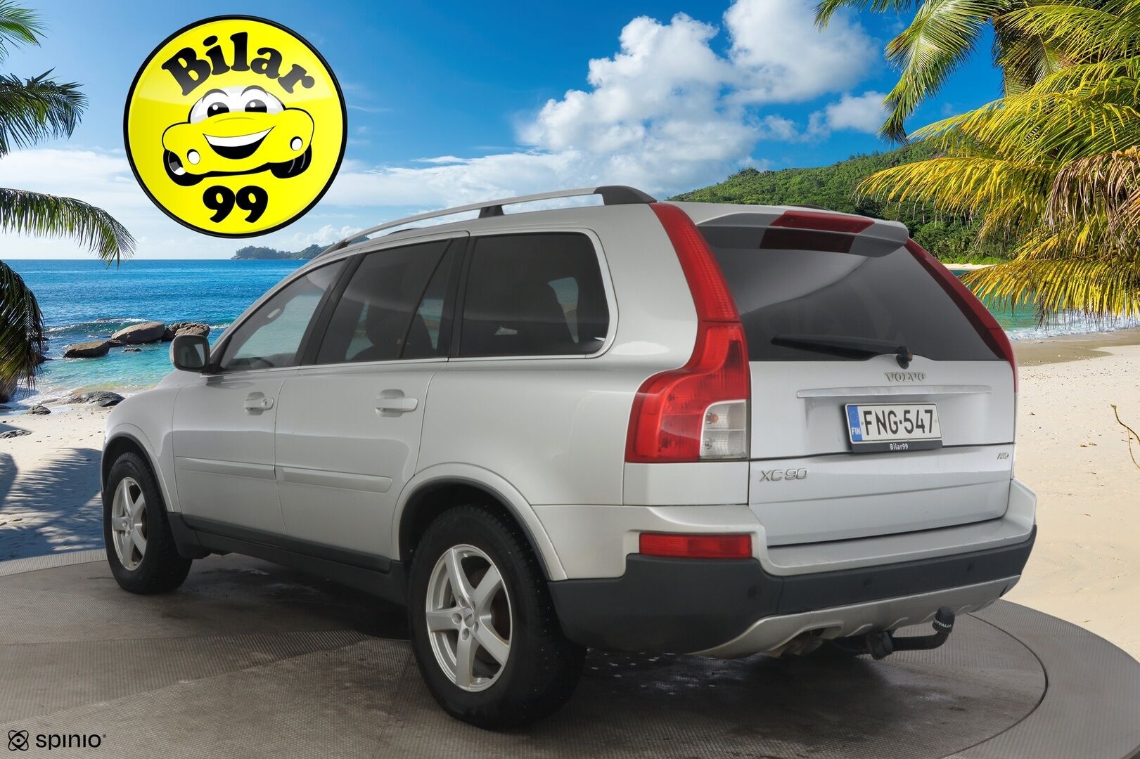 Volvo XC90 2007 D5 AWD AUT 7-paikkainen *Yritys Outlet - Myydään vain yrityksille* / Webasto / Koukku / Navi / Muistipenkki / Kattoluukku / - Juuri saapunut D5 runsaalla huoltohistorialla / Webasto