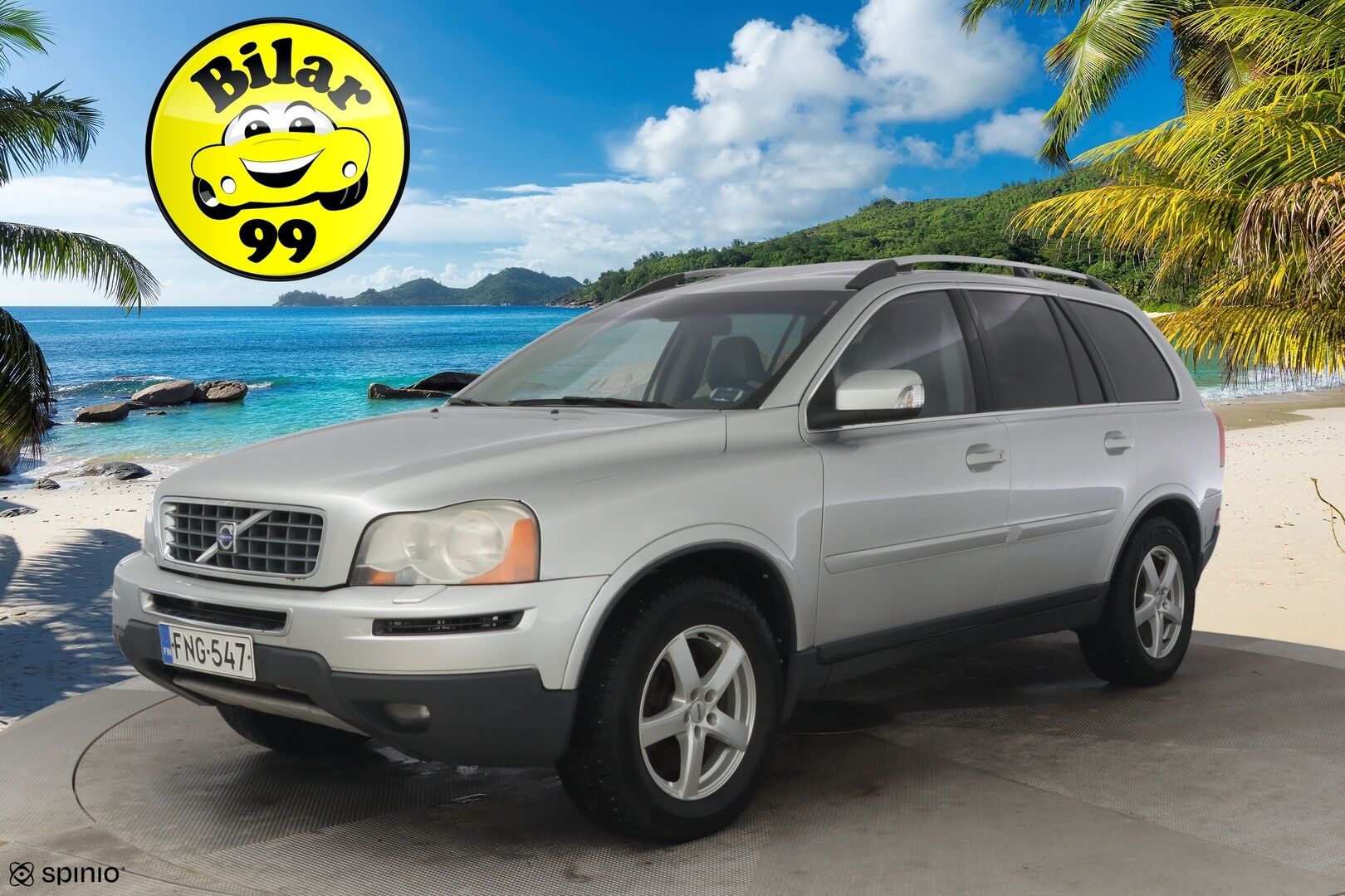 Volvo XC90 2007 D5 AWD AUT 7-paikkainen *Yritys Outlet - Myydään vain yrityksille* / Webasto / Koukku / Navi / Muistipenkki / Kattoluukku / - Juuri saapunut D5 runsaalla huoltohistorialla / Webasto
