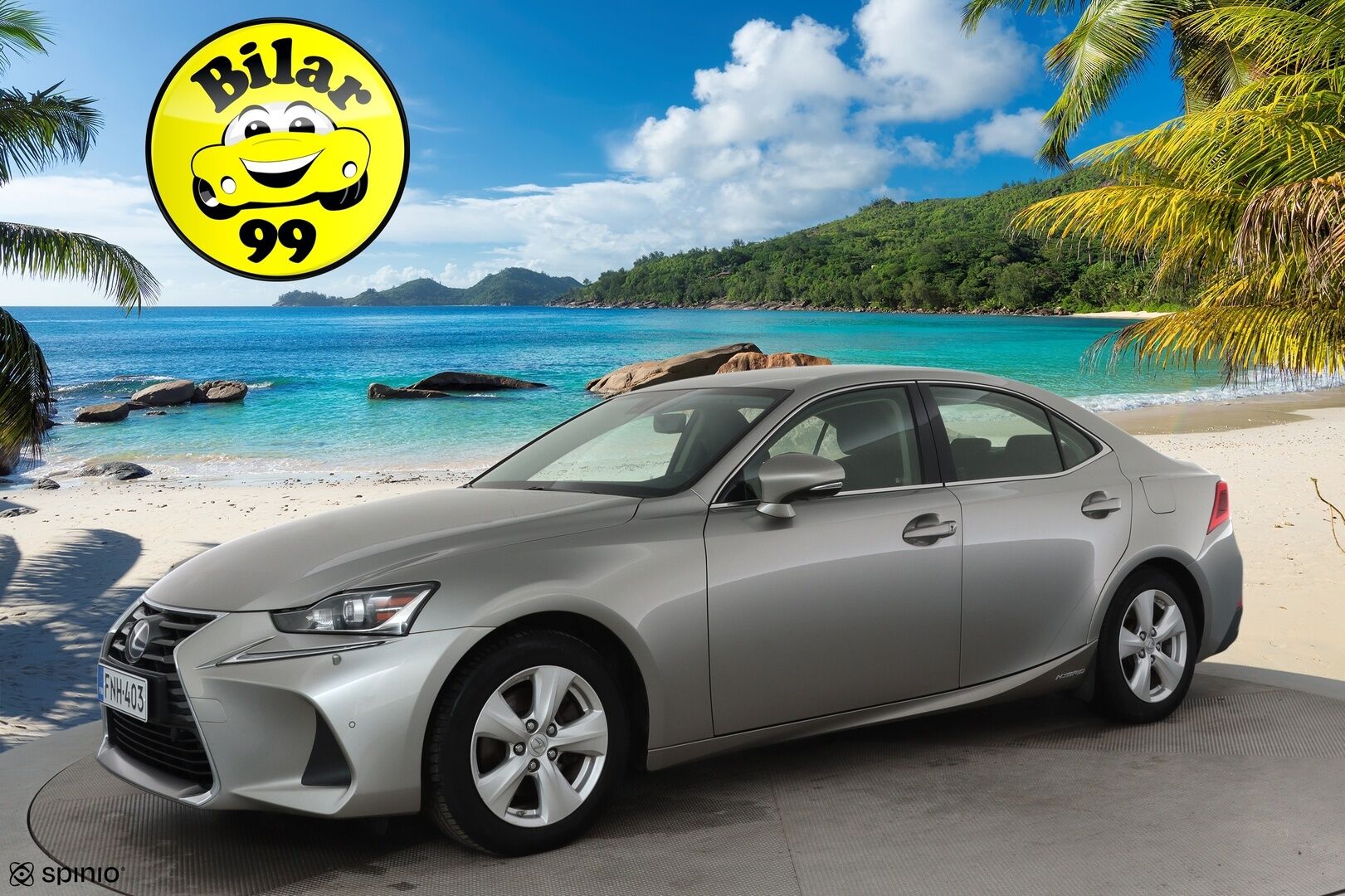 Lexus IS 2018 300h Hybrid A Comfort **Vakkari / Koukku / Puolinahat / Lohkolämmitin / KeylessGo / Bluetooth** - Suomi-auto / Merkkihuollettu / Kahdet renkaat aluvanteilla