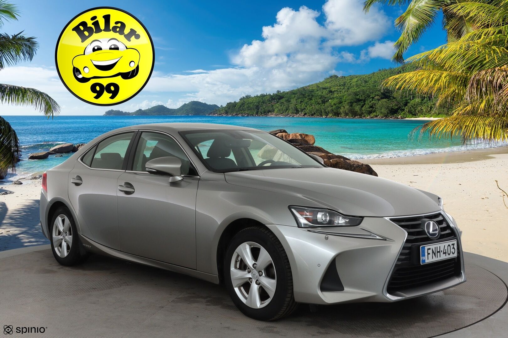 Lexus IS 2018 300h Hybrid A Comfort **Vakkari / Koukku / Puolinahat / Lohkolämmitin / KeylessGo / Bluetooth** - Suomi-auto / Merkkihuollettu / Kahdet renkaat aluvanteilla