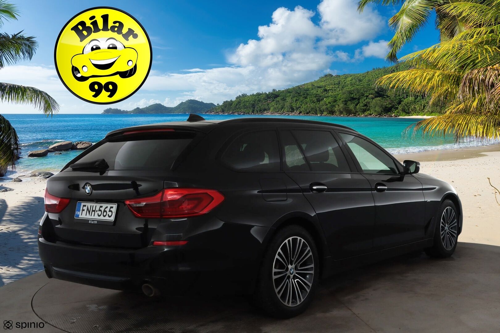 BMW 520 2018 G31 Touring 520d A Business Sport * ACC / P.kamera / Intelligent safety / Osasähköt / LED / Sporttipenkit * - Merkkihuollettu / Suomi-auto