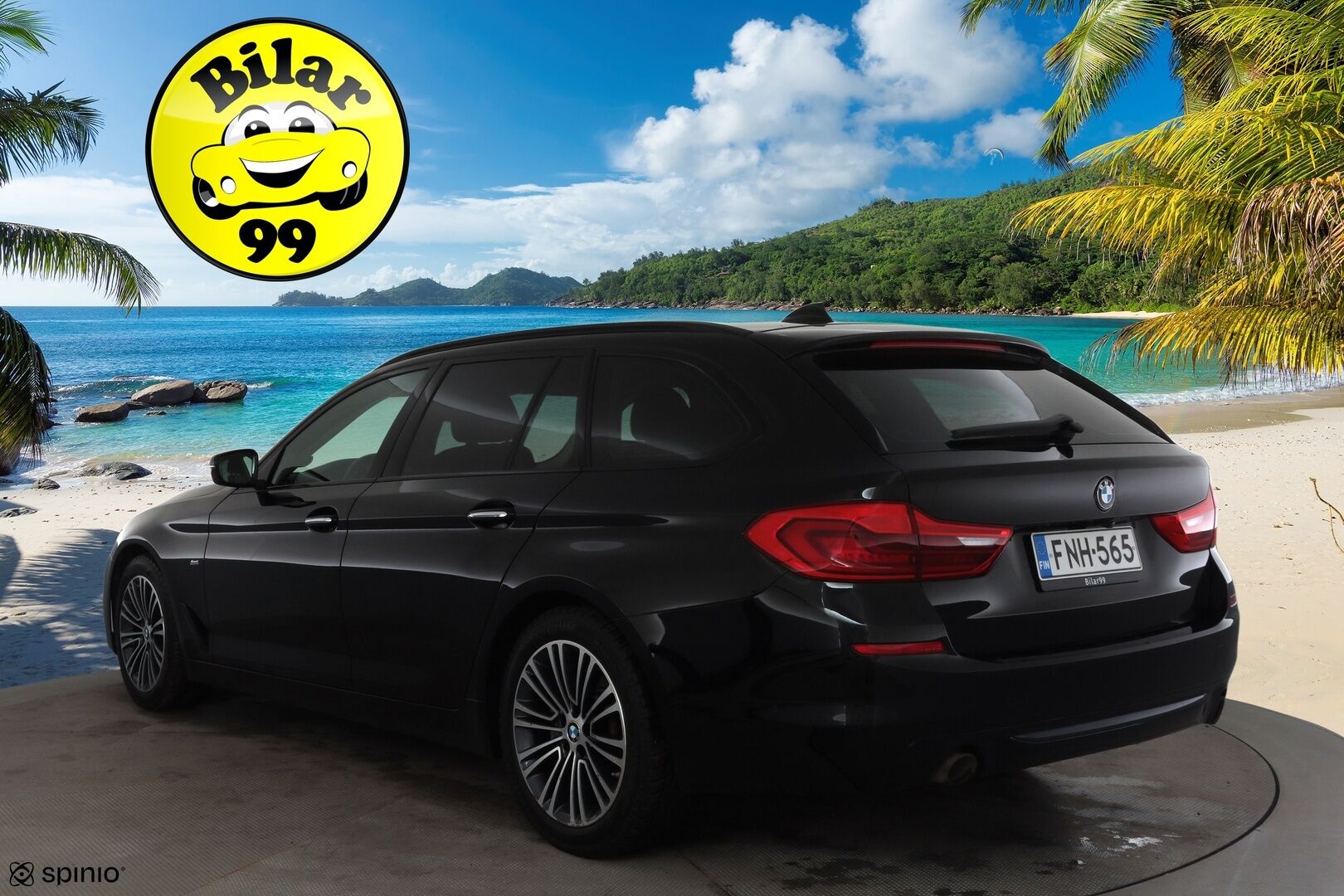 BMW 520 2018 G31 Touring 520d A Business Sport * ACC / P.kamera / Intelligent safety / Osasähköt / LED / Sporttipenkit * - Merkkihuollettu / Suomi-auto