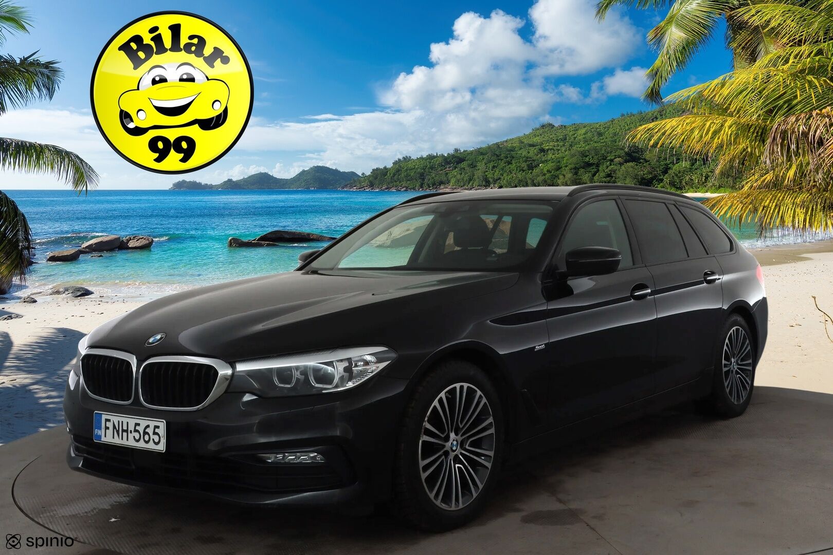 BMW 520 2018 G31 Touring 520d A Business Sport * ACC / P.kamera / Intelligent safety / Osasähköt / LED / Sporttipenkit * - Merkkihuollettu / Suomi-auto