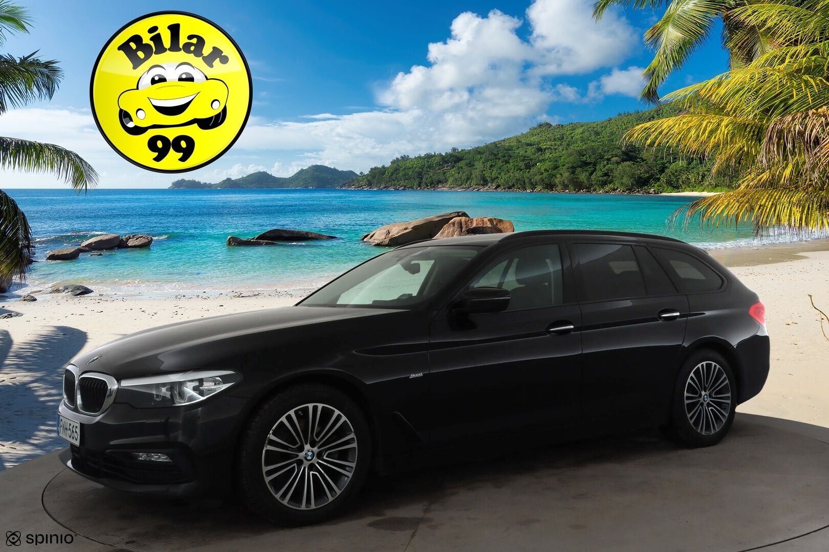 BMW 520 2018 G31 Touring 520d A Business Sport * ACC / P.kamera / Intelligent safety / Osasähköt / LED / Sporttipenkit * - Merkkihuollettu / Suomi-auto