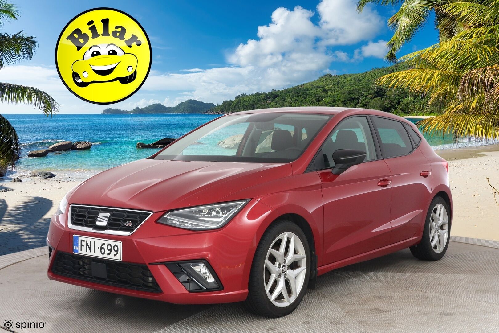Seat Ibiza 2018 1,5 TSI EVO FR - ACC | Tutka | FR sport puskurit | Apple ja Android-auto | Suomi-auto 