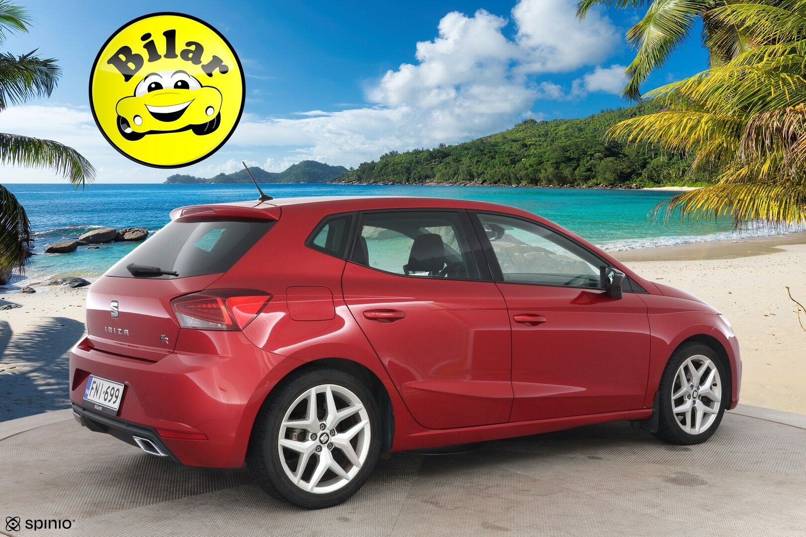 Seat Ibiza 2018 1,5 TSI EVO FR - ACC | Tutka | FR sport puskurit | Apple ja Android-auto | Suomi-auto 