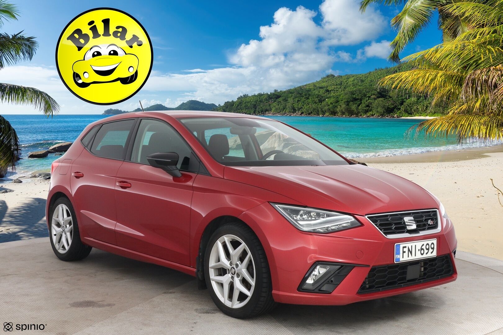 Seat Ibiza 2018 1,5 TSI EVO FR - ACC | Tutka | FR sport puskurit | Apple ja Android-auto | Suomi-auto 