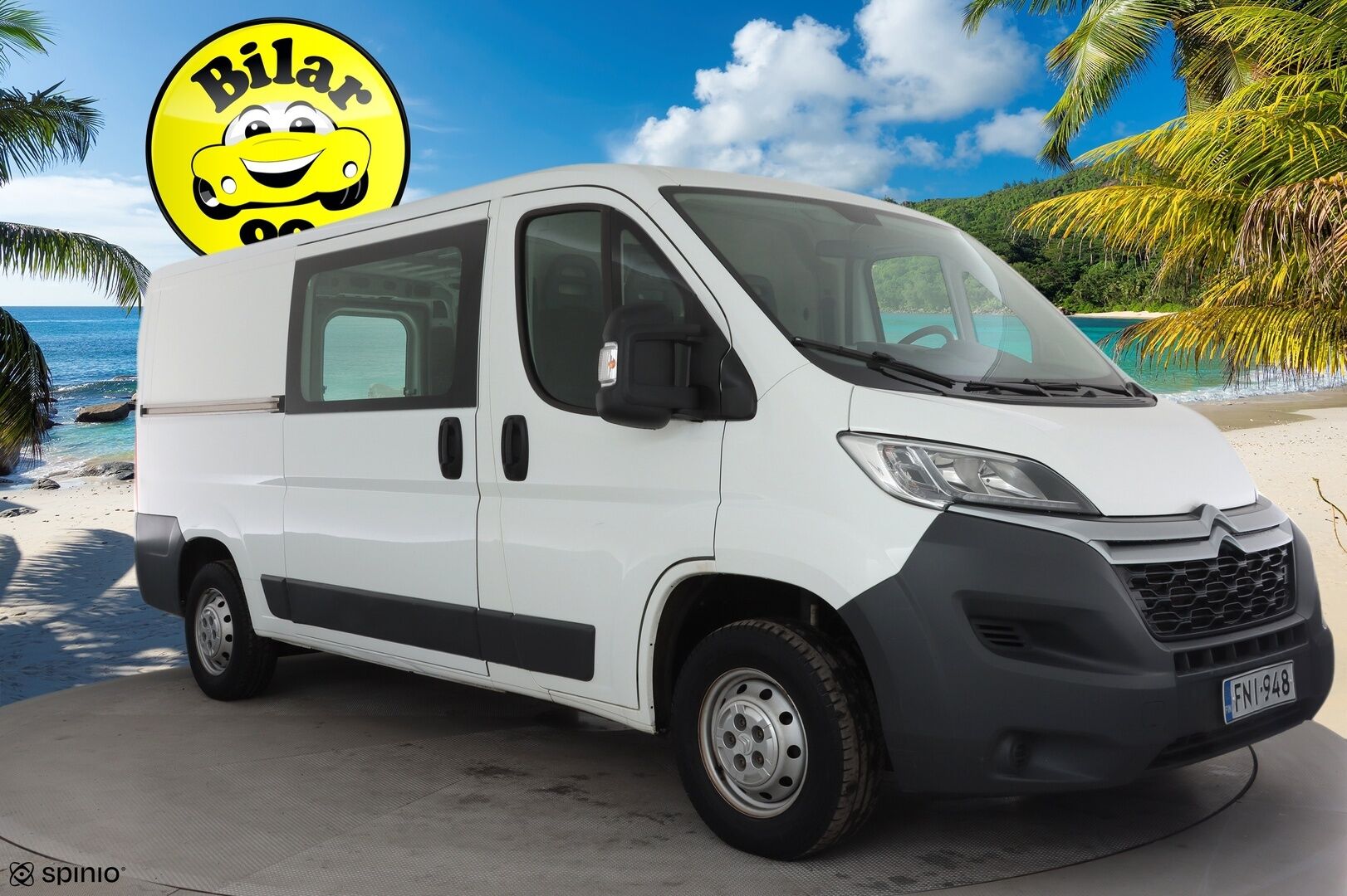 Citroen Jumper 2018 BlueHDi 130 35 L2H1 * Vakkari / Webasto / Koukku / Bluetooth / ALV / 2x Renkaat * - 1.Om Suomi-auto - HULLUT AVAJAISHULINAT KORKOTARJOUS 3,29 %