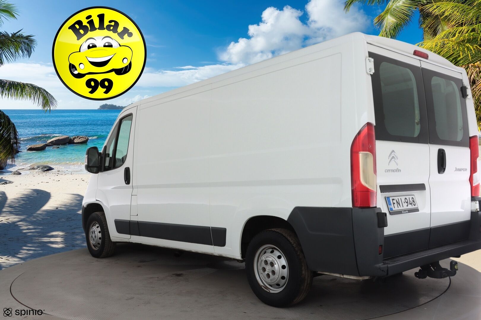 Citroen Jumper 2018 BlueHDi 130 35 L2H1 * Vakkari / Webasto / Koukku / Bluetooth / ALV / 2x Renkaat * - 1.Om Suomi-auto - HULLUT AVAJAISHULINAT KORKOTARJOUS 3,29 %